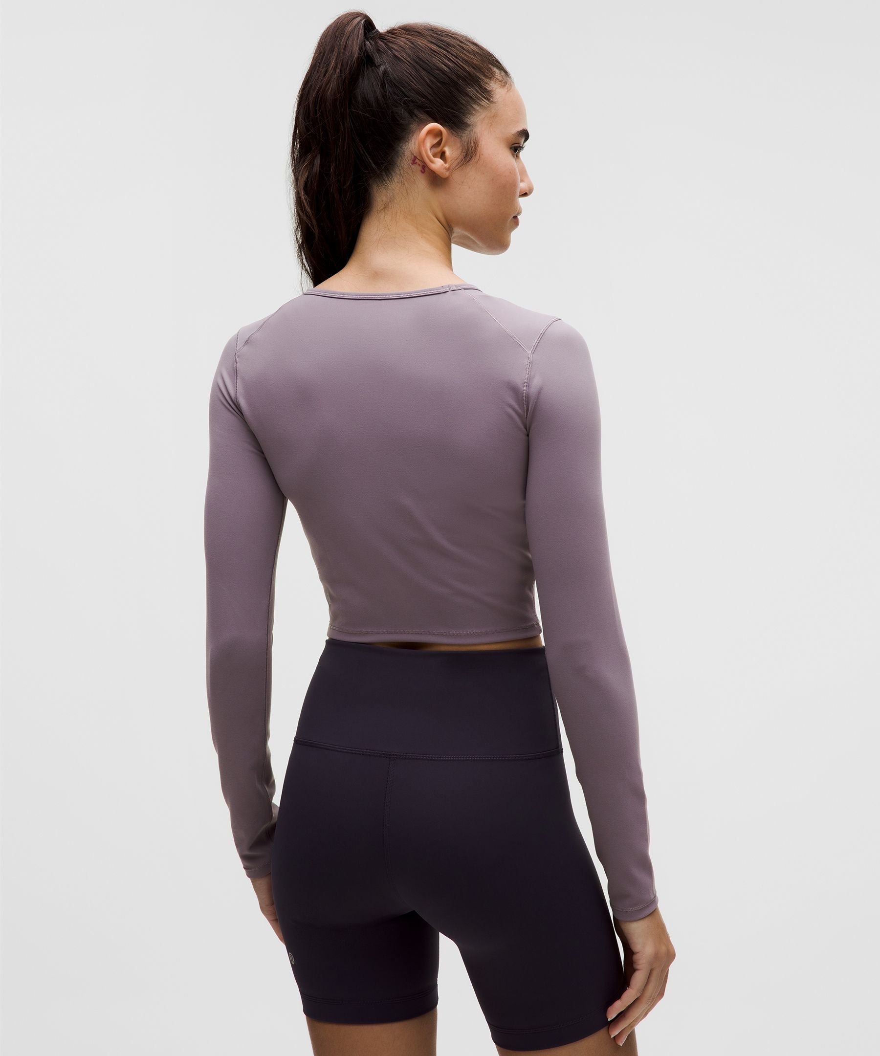 Lululemon Women's Wunder Train Cropped Long-Sleeve Shirt