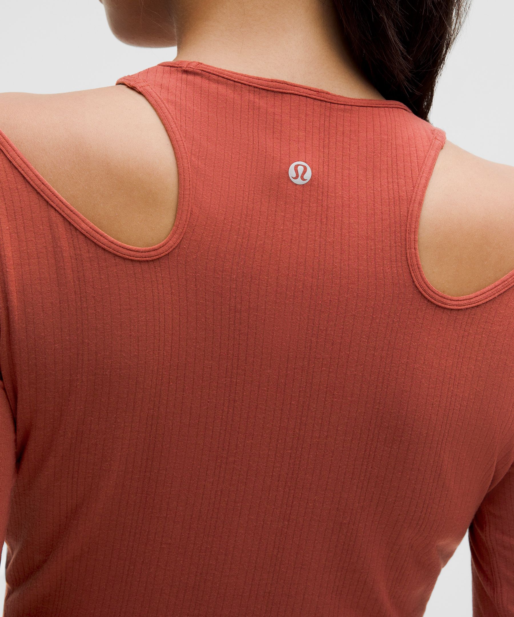 Lululemon Women's Shoulder Cut-Out Yoga Long-Sleeve Shirt