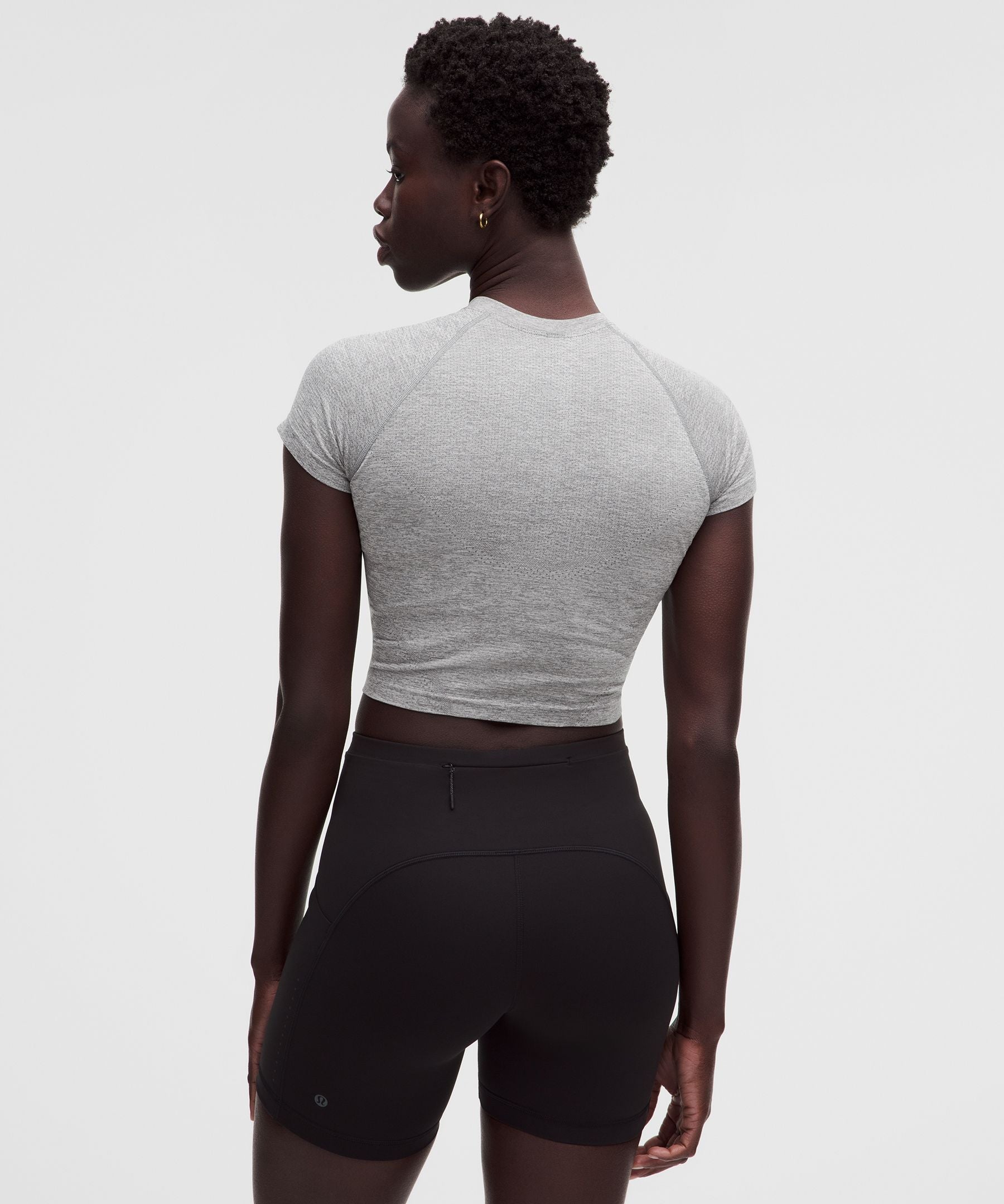 Lululemon Women's Swiftly Tech Cropped Short-Sleeve Shirt 2.0