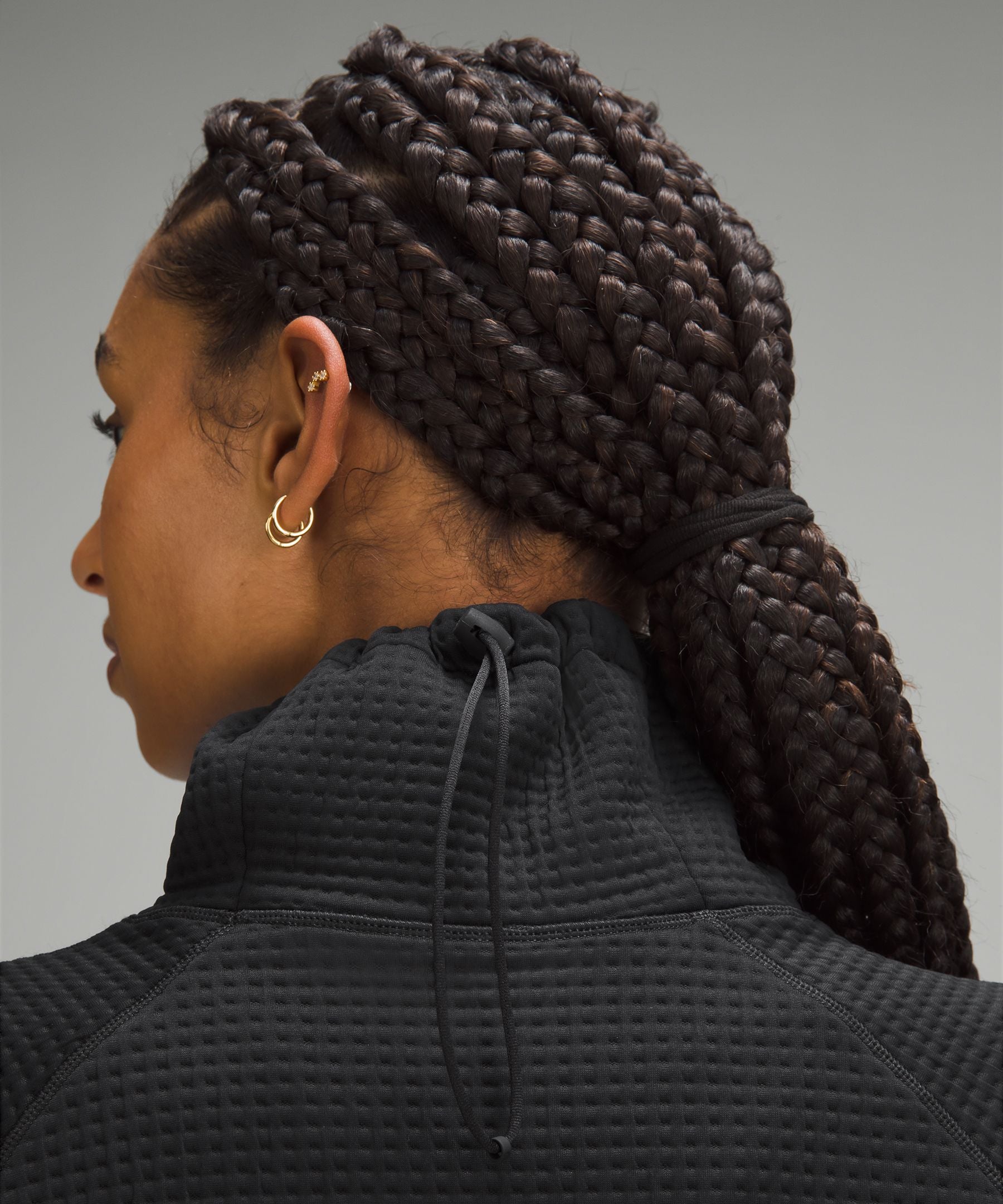 Lululemon Women's Waffle-Knit Funnel-Neck Long-Sleeve Shirt
