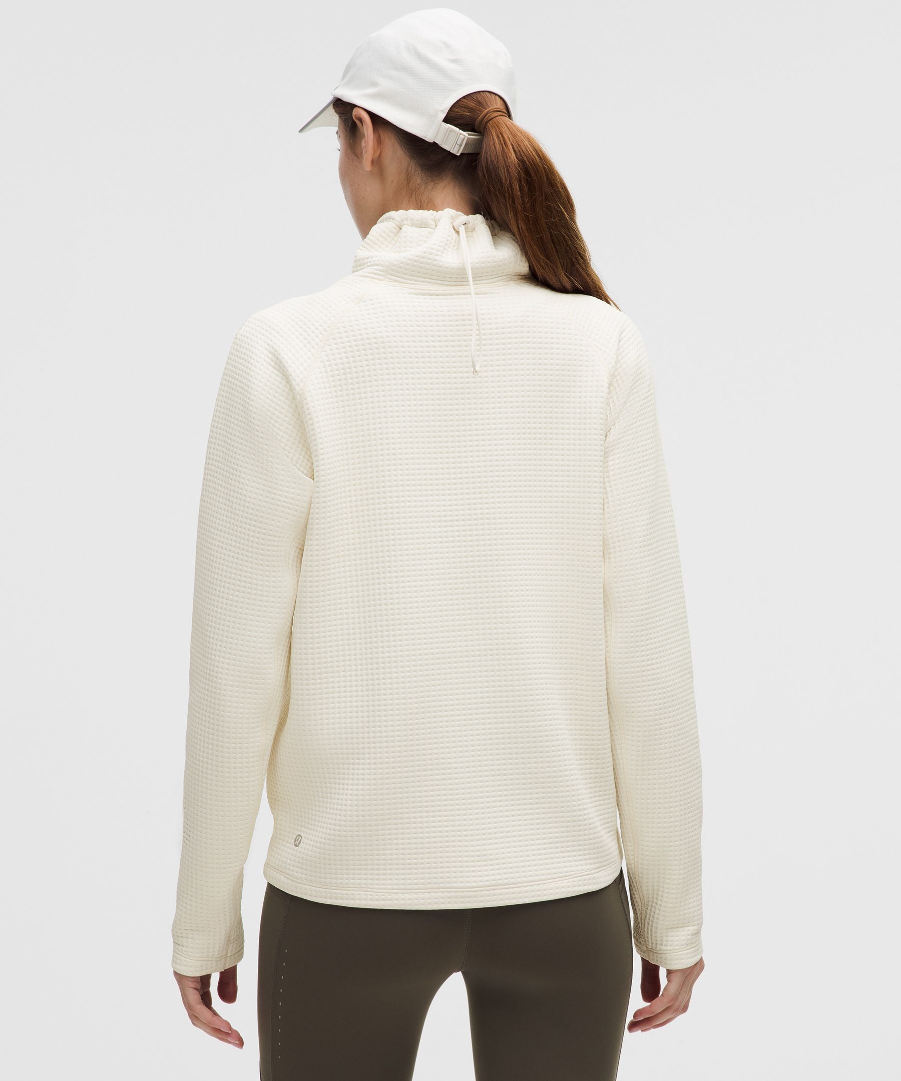 Lululemon Women's Waffle-Knit Funnel-Neck Long-Sleeve Shirt