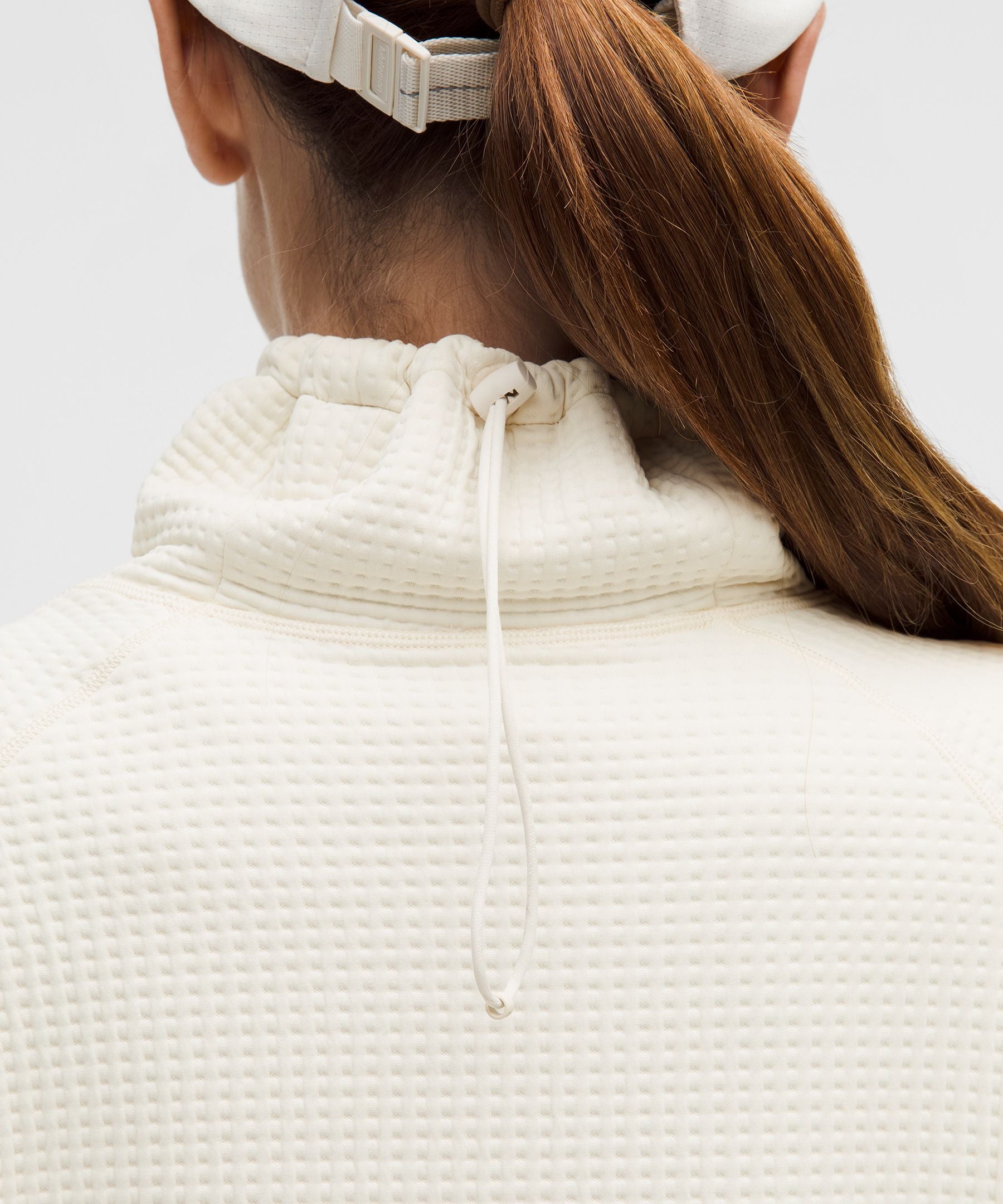Lululemon Women's Waffle-Knit Funnel-Neck Long-Sleeve Shirt