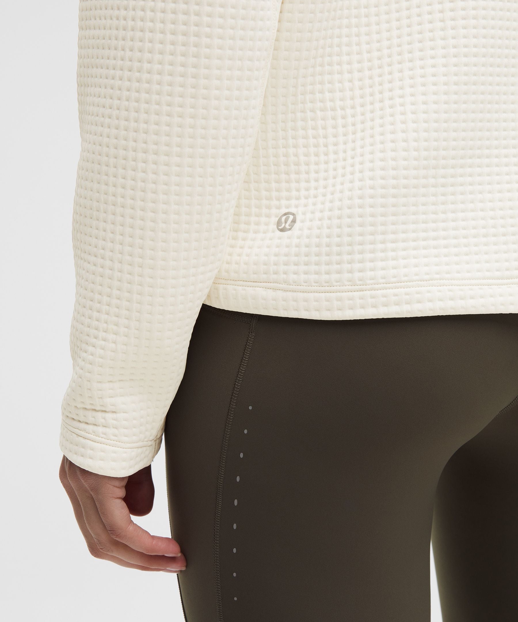 Lululemon Women's Waffle-Knit Funnel-Neck Long-Sleeve Shirt