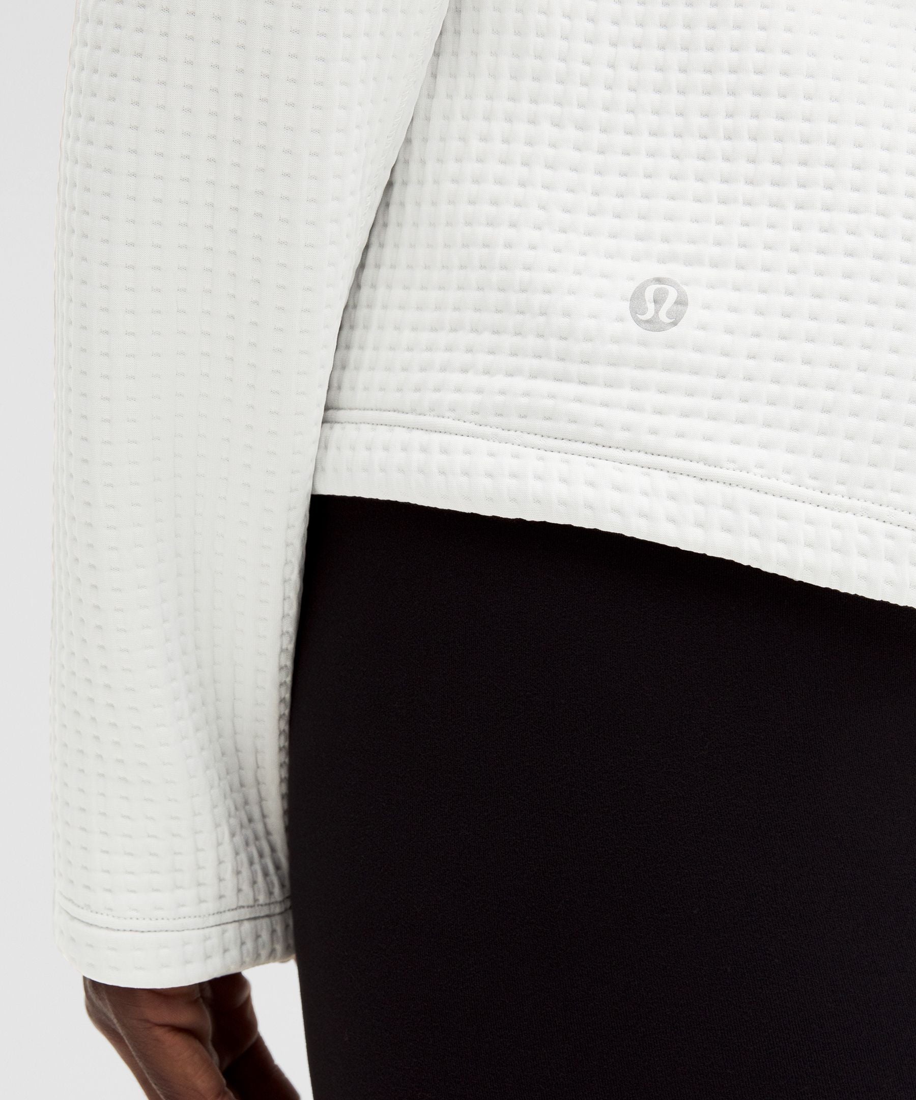 Lululemon Women's Waffle-Knit Funnel-Neck Long-Sleeve Shirt