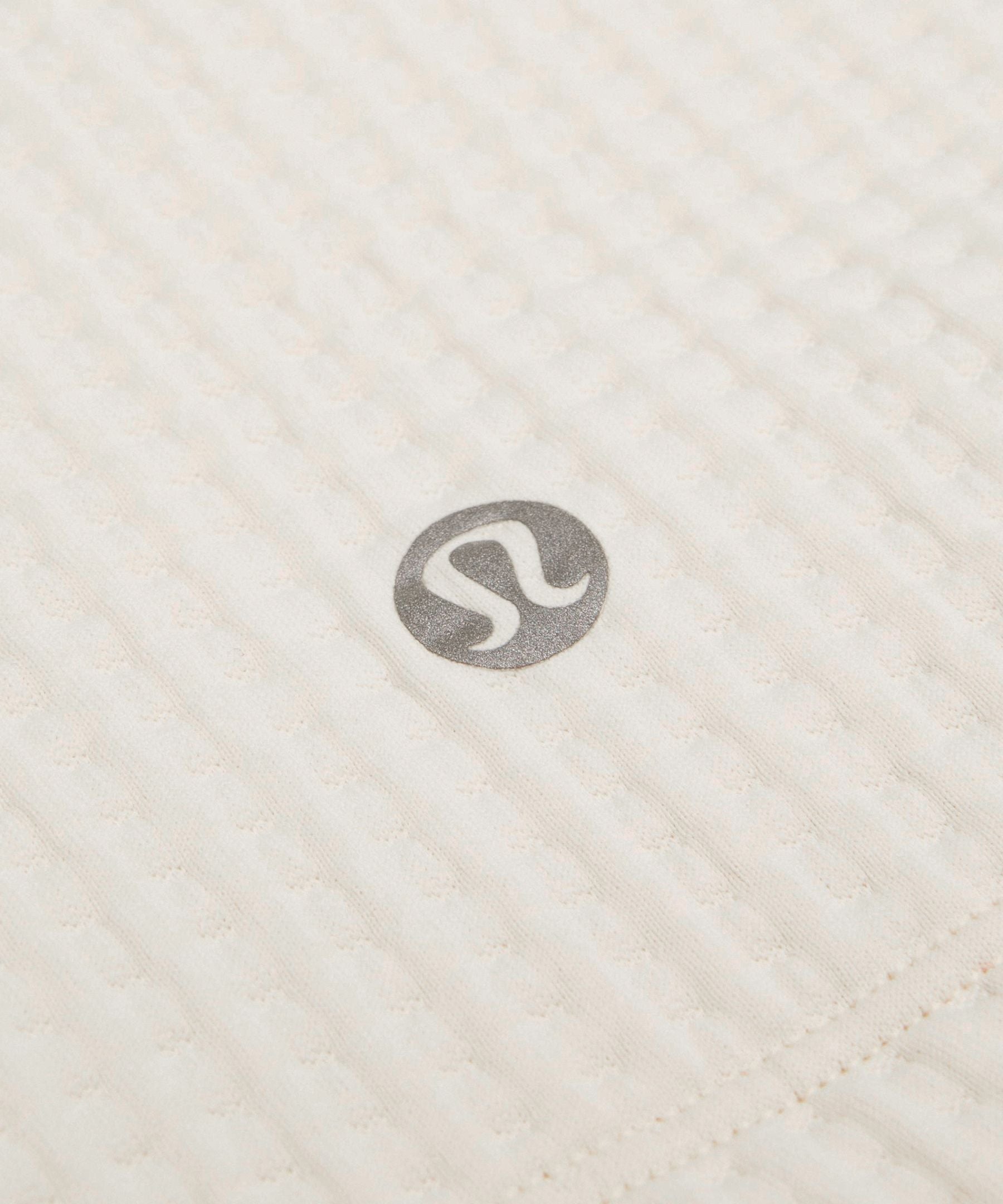 Lululemon Waffle-Knit Half-Zip Long-Sleeve Shirt