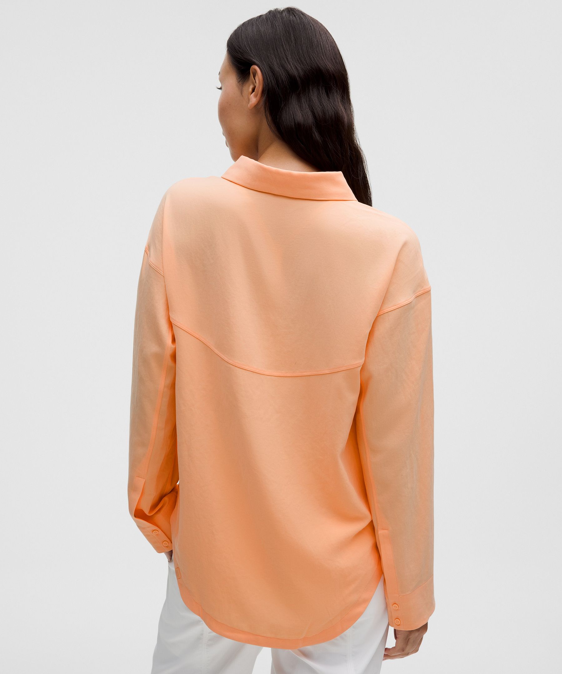 Lululemon Women's Long Button-Front Shirt