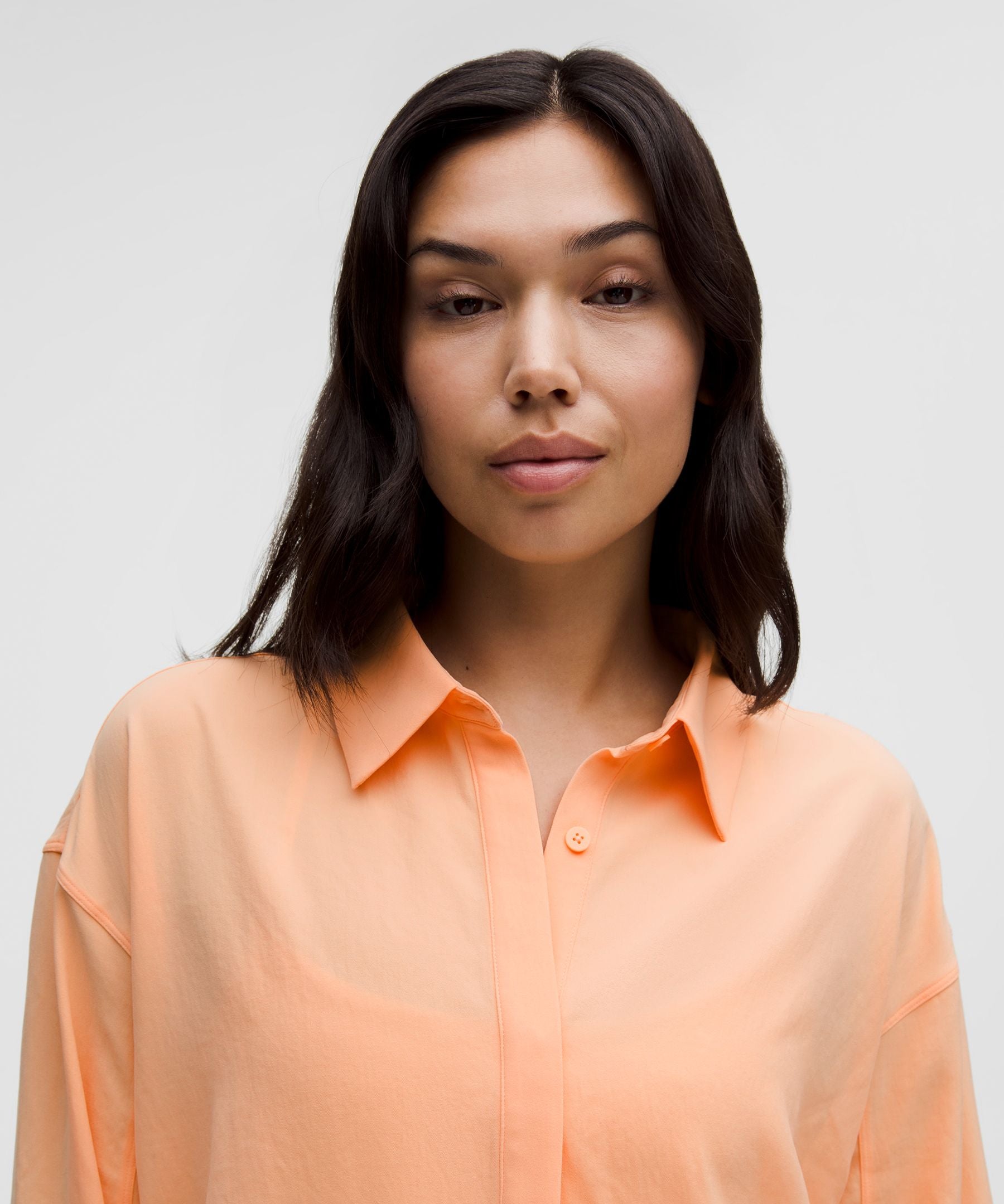 Lululemon Women's Long Button-Front Shirt