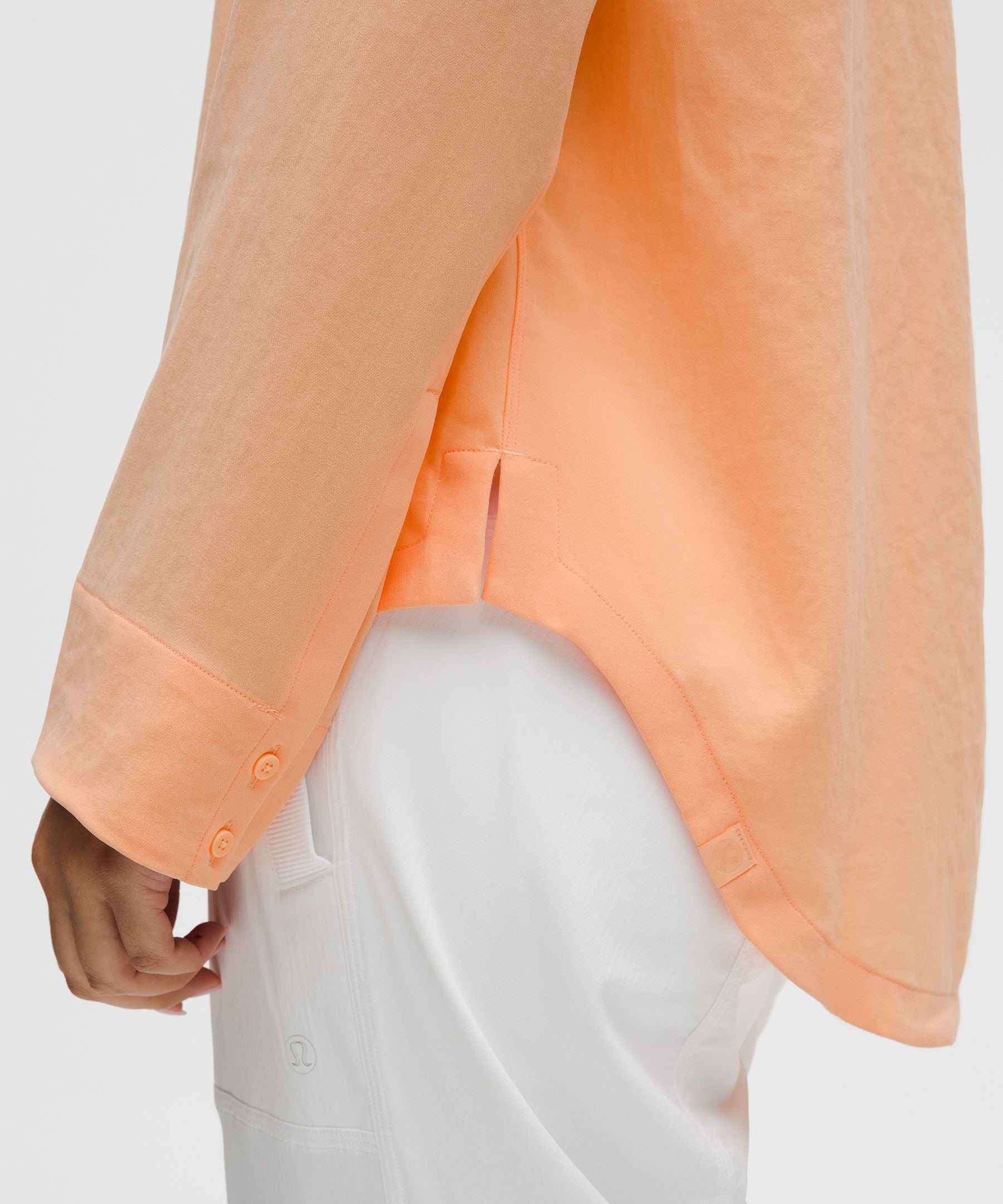 Lululemon Women's Long Button-Front Shirt