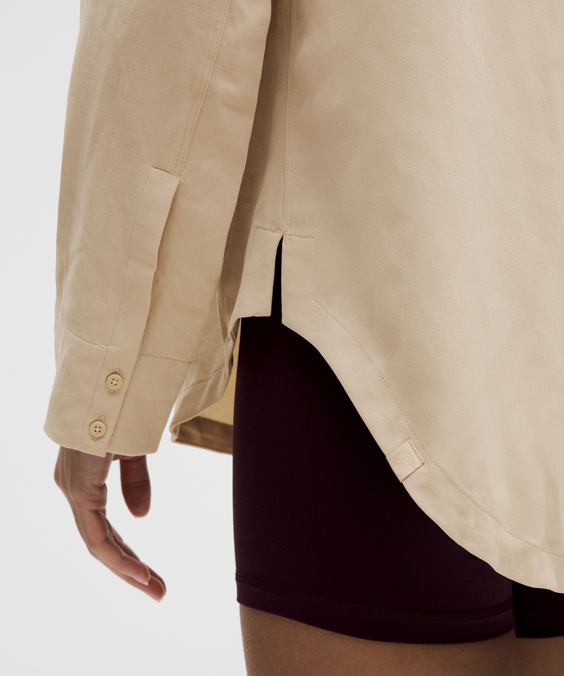Lululemon Women's Long Button-Front Shirt
