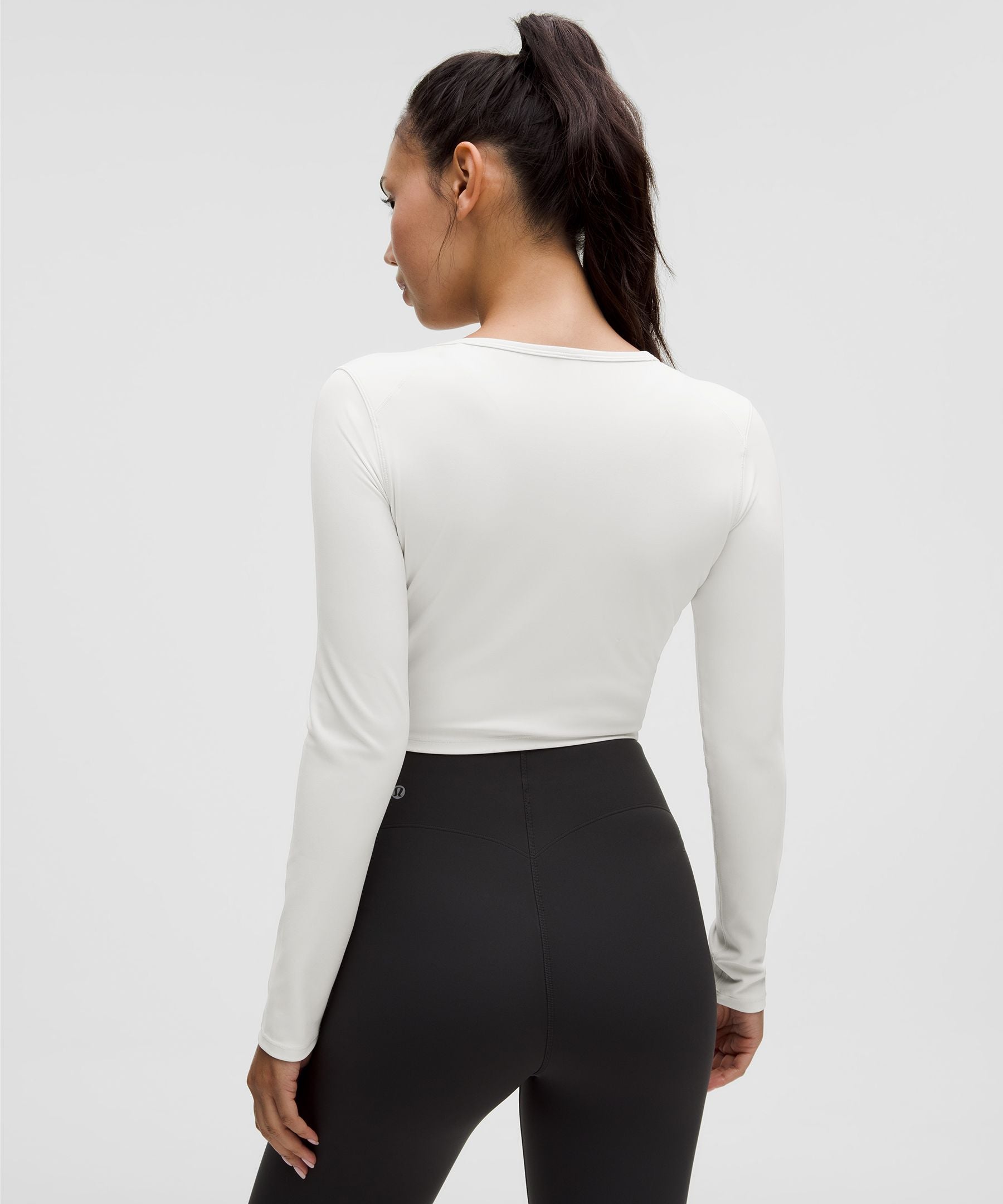 Lululemon Women's Wunder Train Cropped Long-Sleeve Shirt