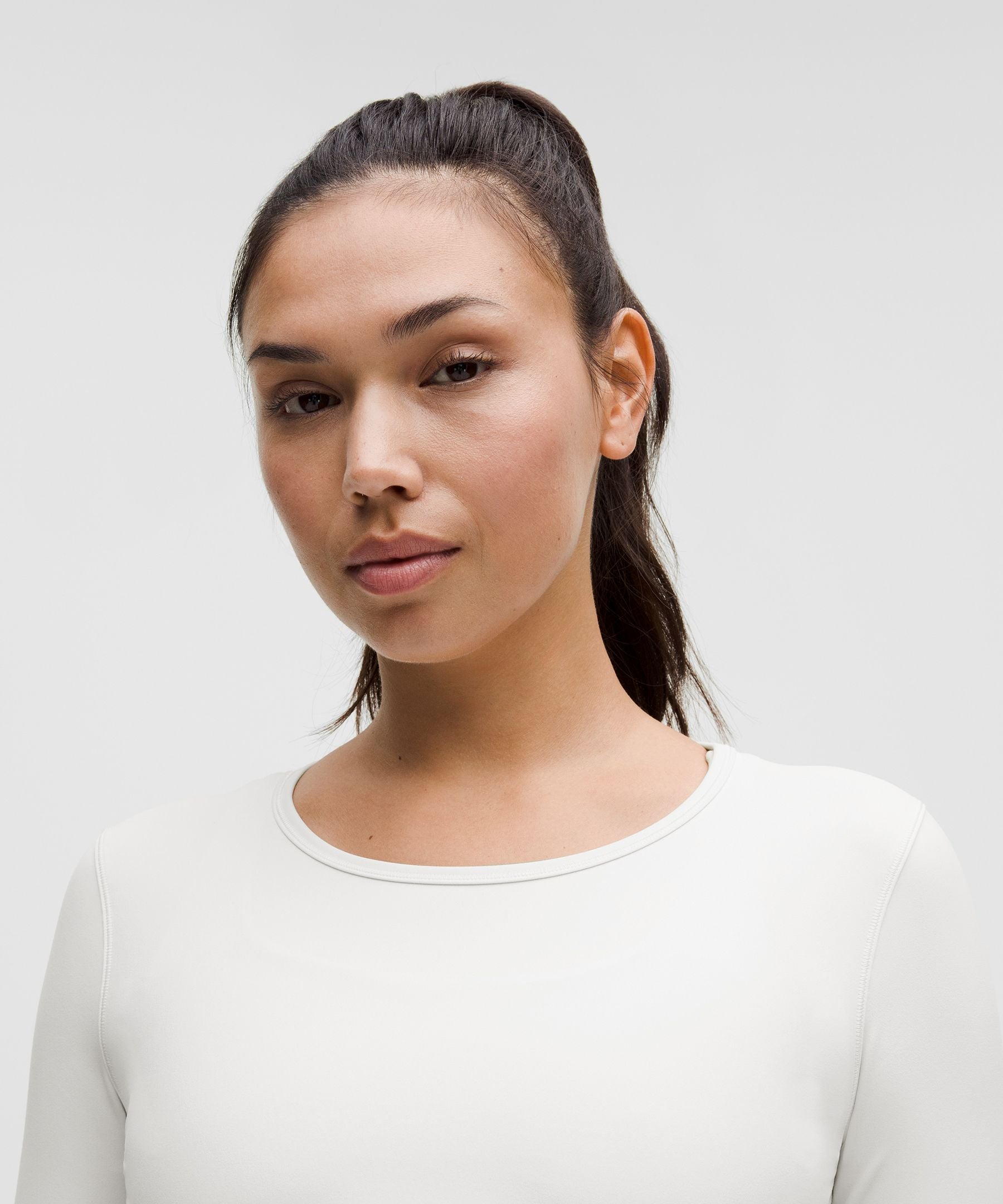Lululemon Women's Wunder Train Cropped Long-Sleeve Shirt
