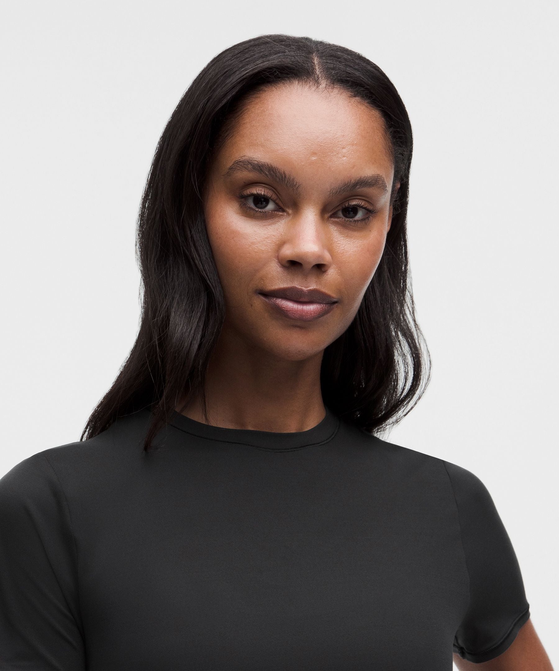Lululemon Women's Wundermost Ultra-Soft Nulu Crewneck Cropped T-Shirt