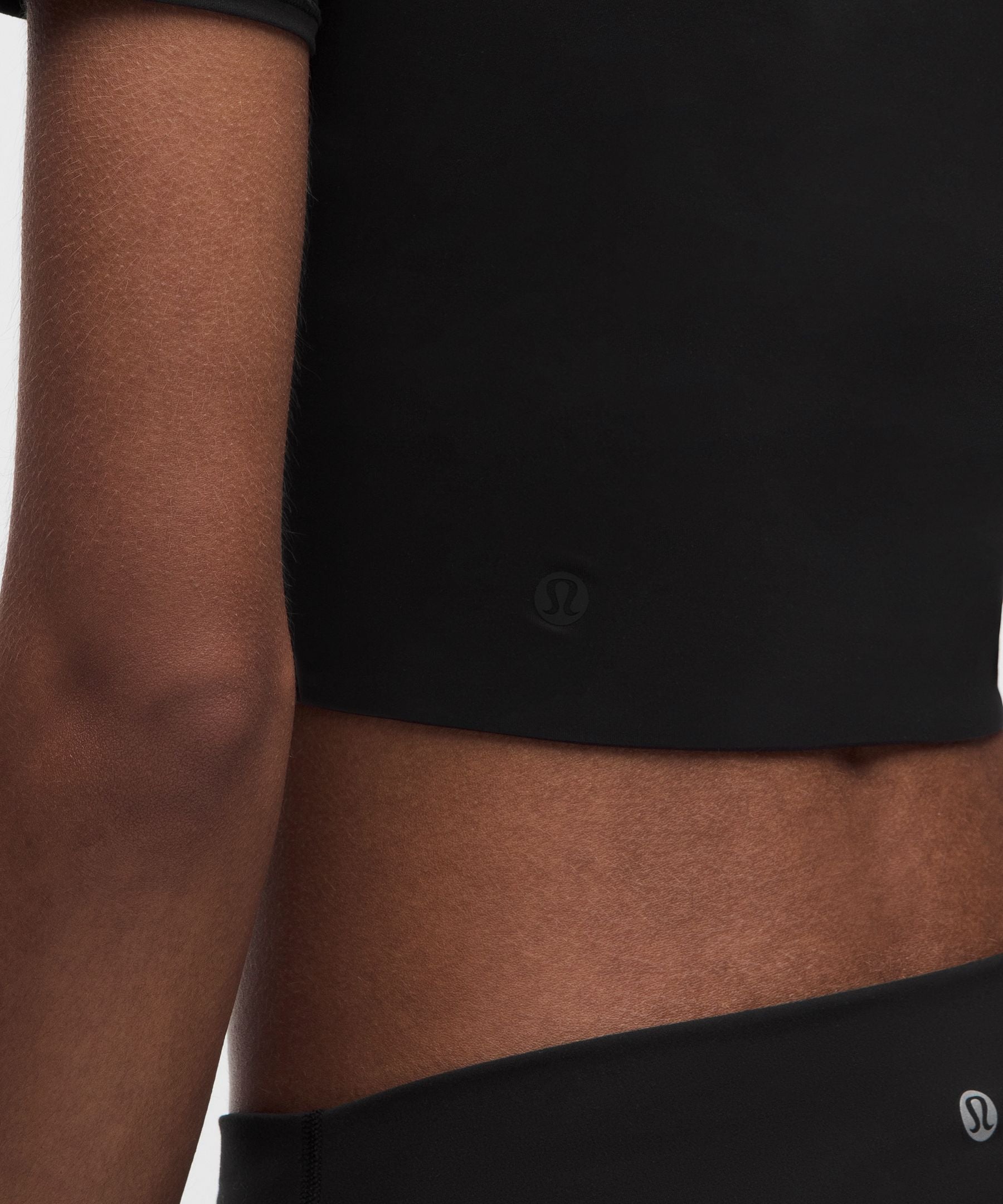Lululemon Women's Wundermost Ultra-Soft Nulu Crewneck Cropped T-Shirt