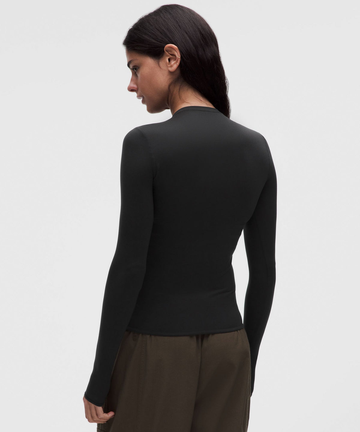 Lululemon Women's Wundermost Ultra-Soft Nulu Crewneck Long-Sleeve Shirt