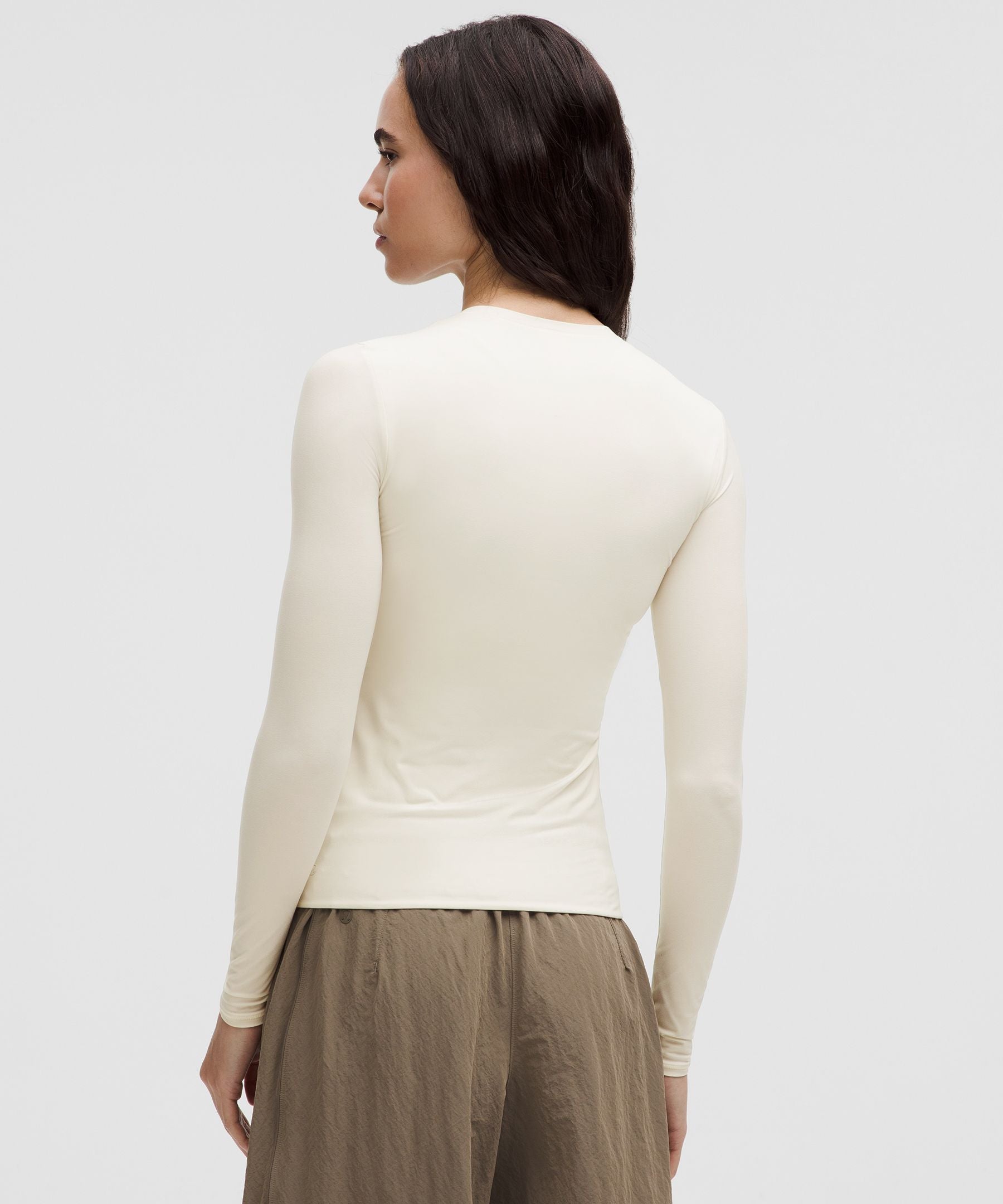 Lululemon Women's Wundermost Ultra-Soft Nulu Crewneck Long-Sleeve Shirt
