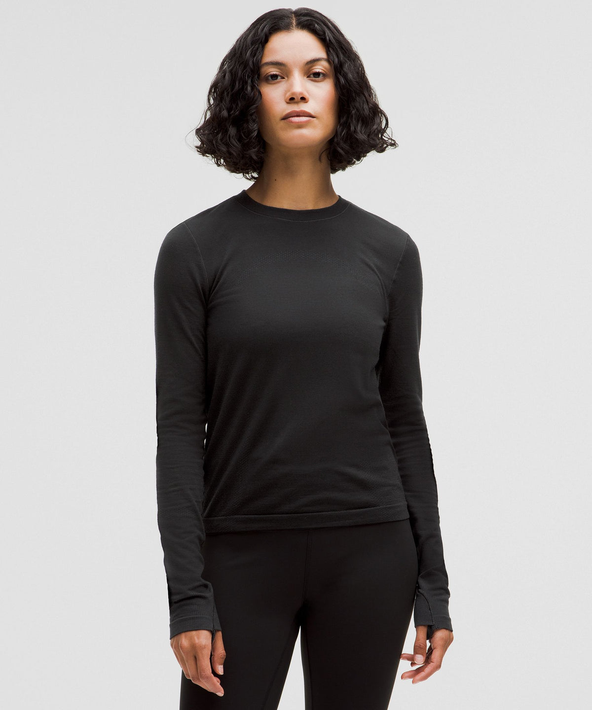 Lululemon Women's Swiftly Wool Long-Sleeve Shirt *Waist Length