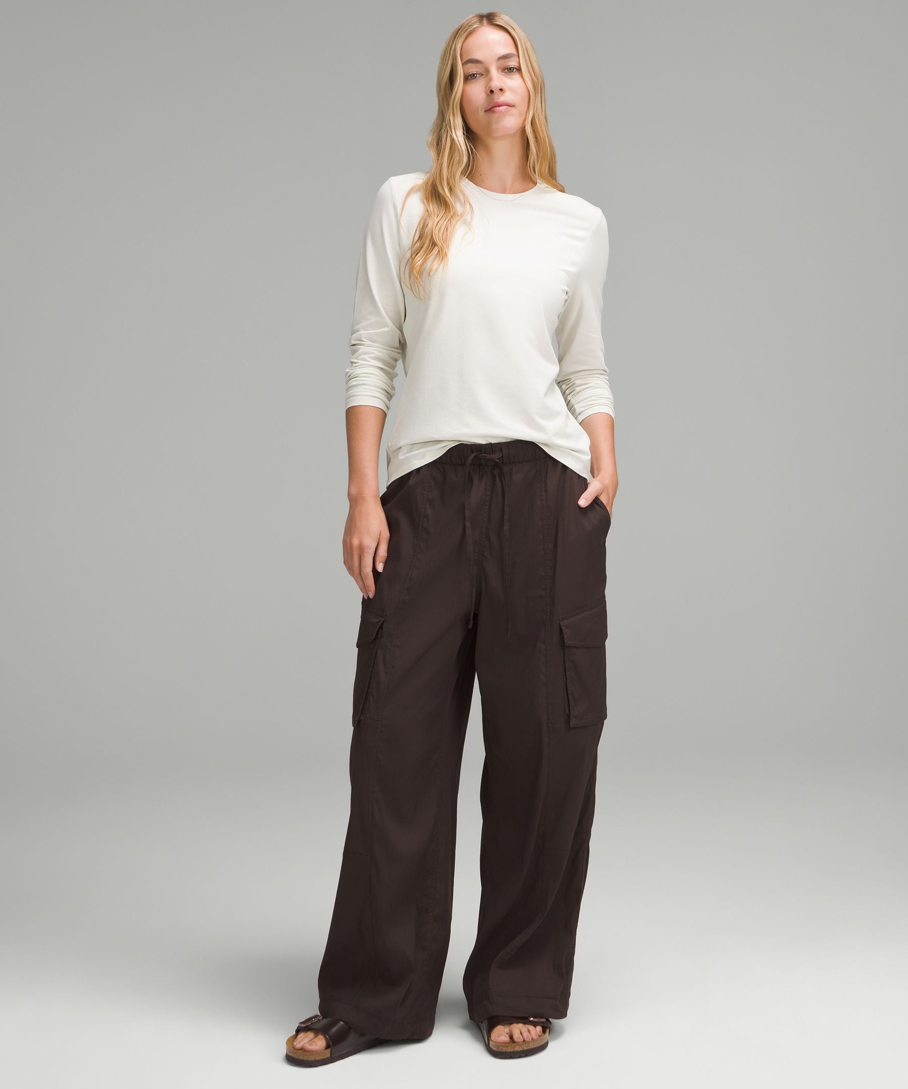 Lululemon Women's Organic Cotton Crewneck Long-Sleeve Shirt