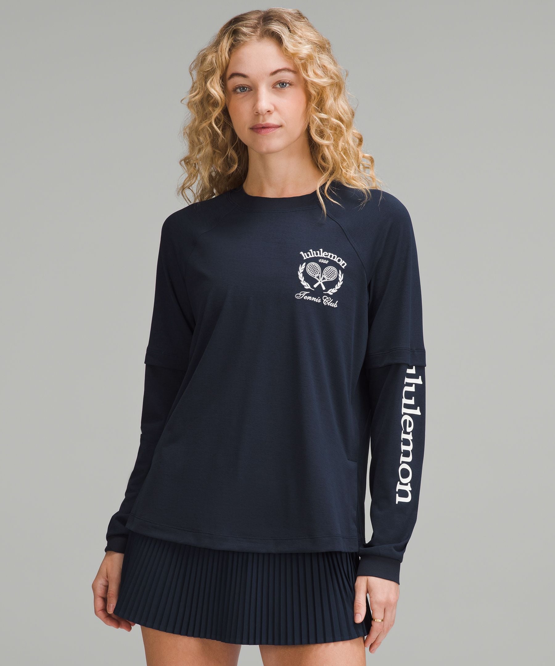 Lululemon Women's Layered Long-Sleeve T-Shirt *Tennis Club