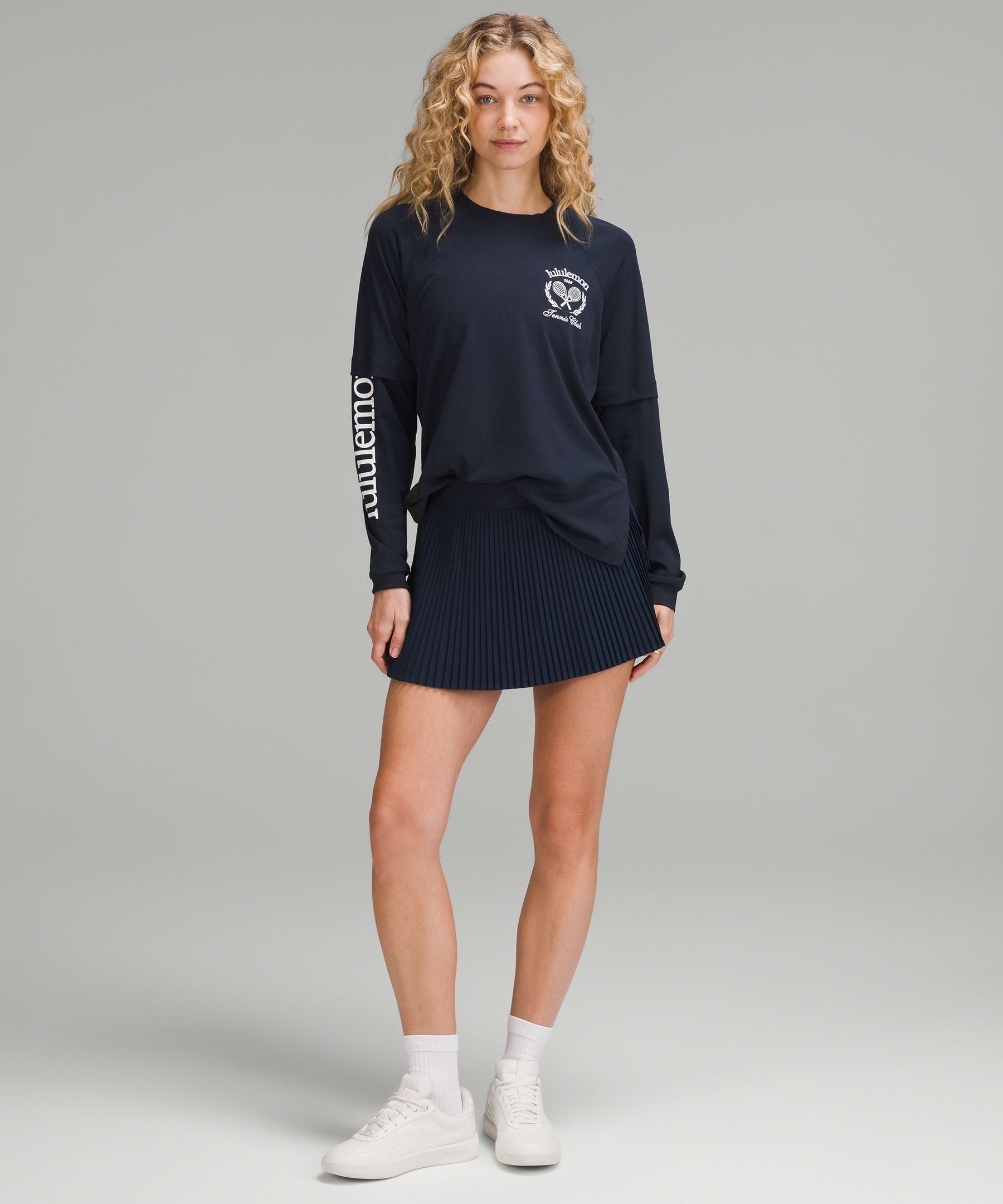 Lululemon Women's Layered Long-Sleeve T-Shirt *Tennis Club