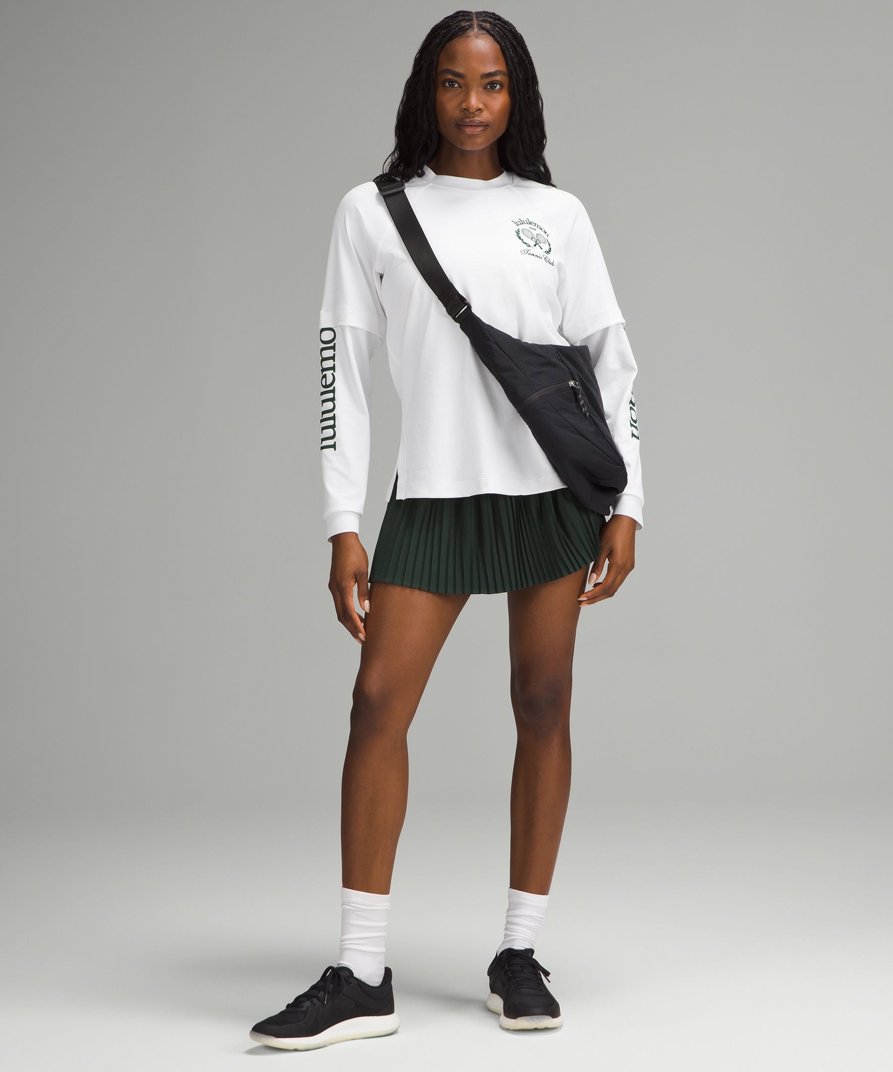 Lululemon Women's Layered Long-Sleeve T-Shirt *Tennis Club