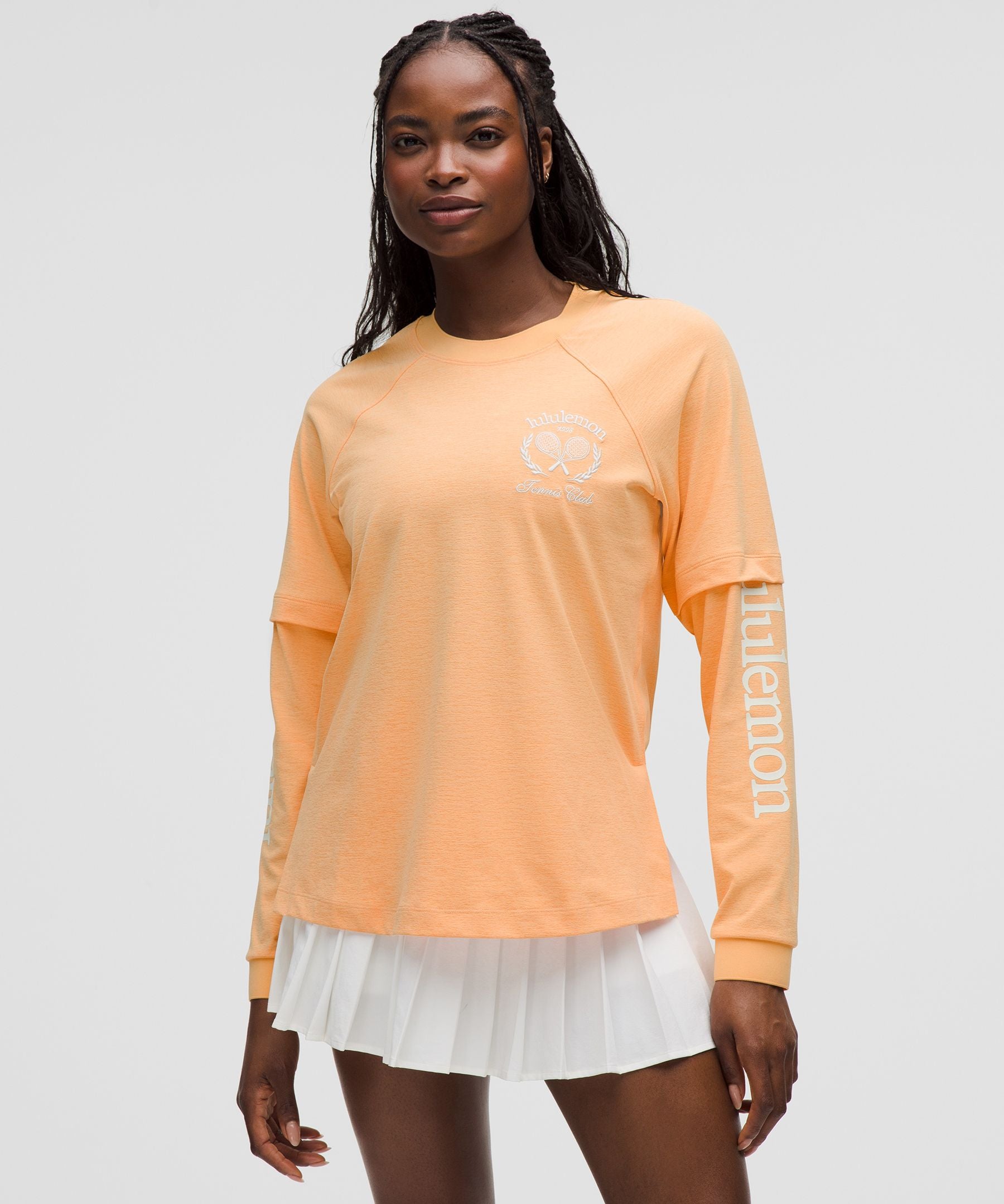 Lululemon Women's Layered Long-Sleeve T-Shirt *Tennis Club