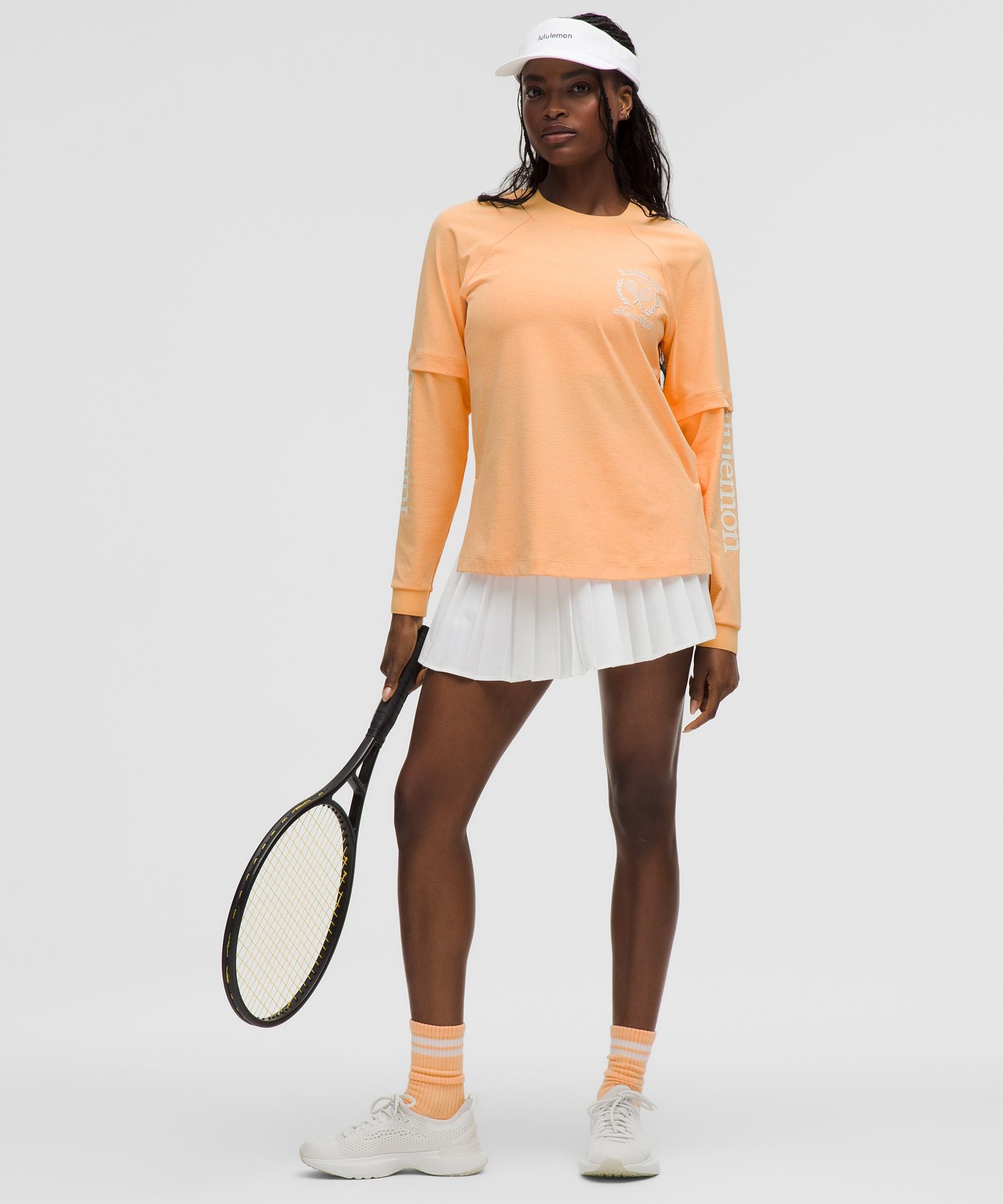 Lululemon Women's Layered Long-Sleeve T-Shirt *Tennis Club