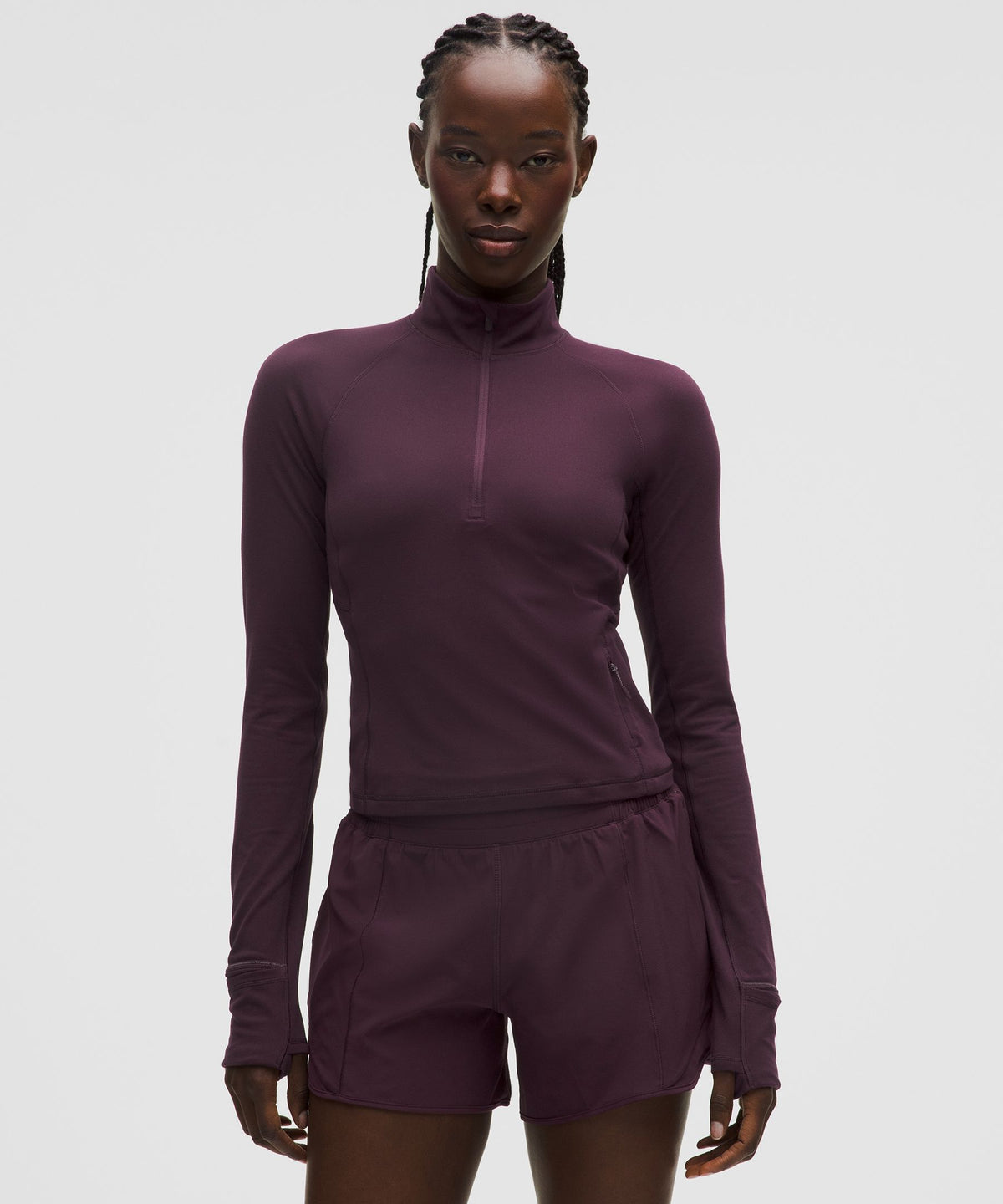 Lululemon Women's It's Rulu Cropped Half Zip *Updated