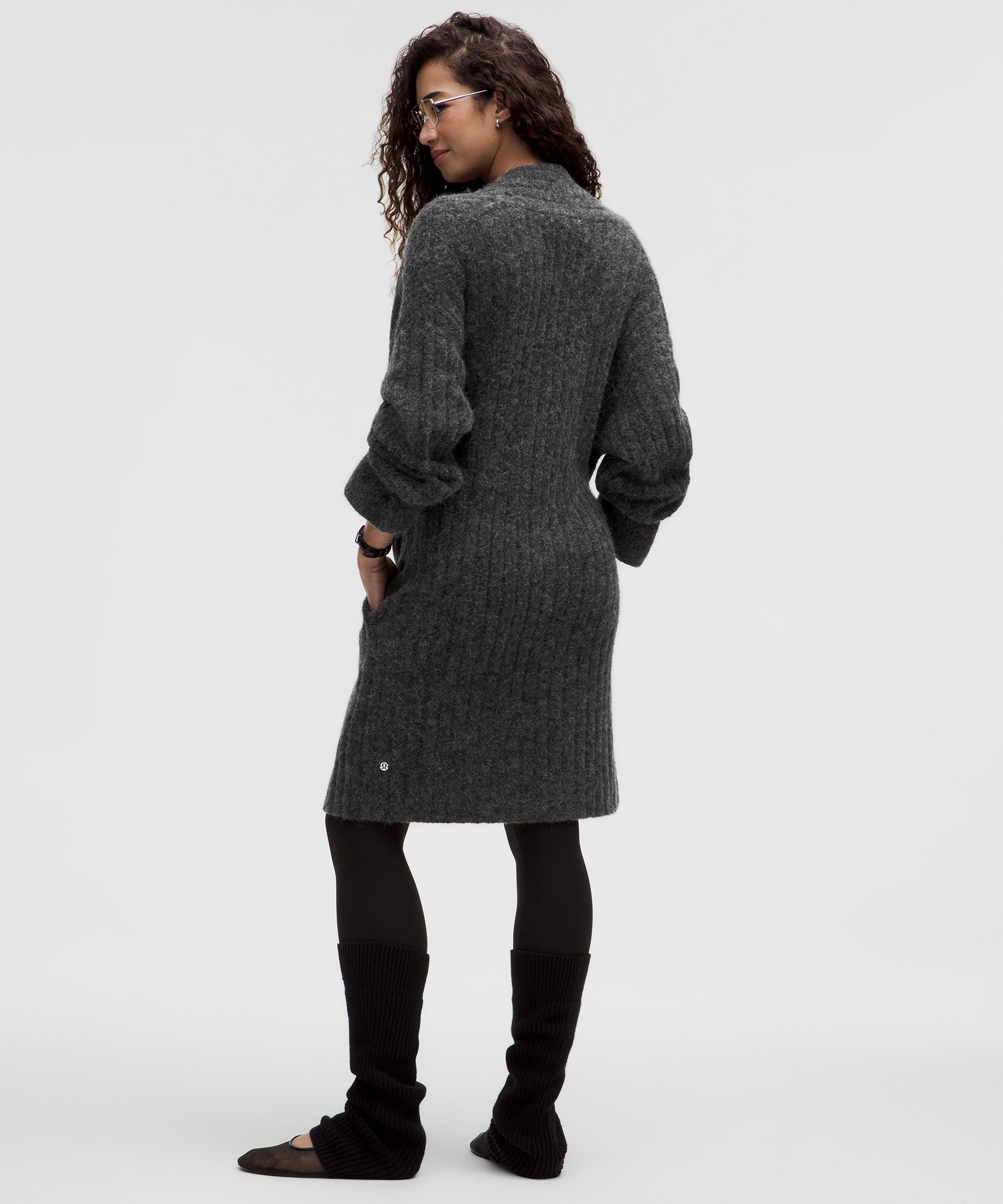 Lululemon Alpaca Wool-Blend Shawl-Collar Cardigan
