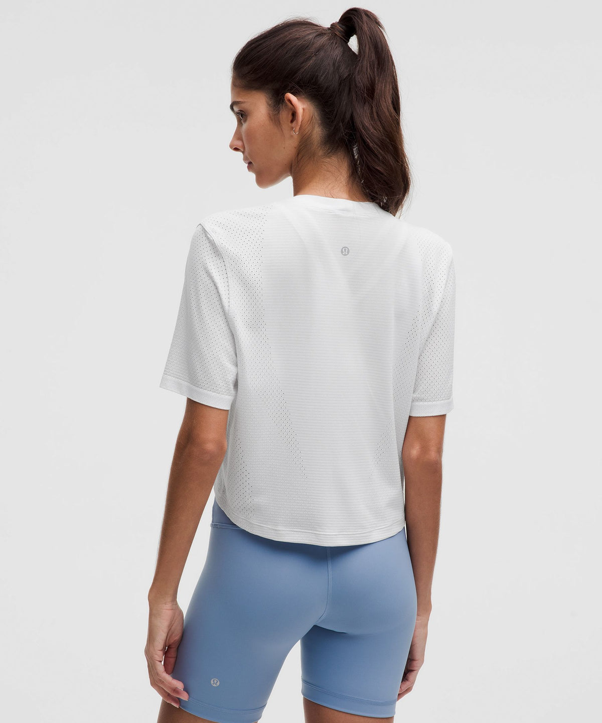 Lululemon Women's Swiftly High-Low Cropped Short-Sleeve Shirt
