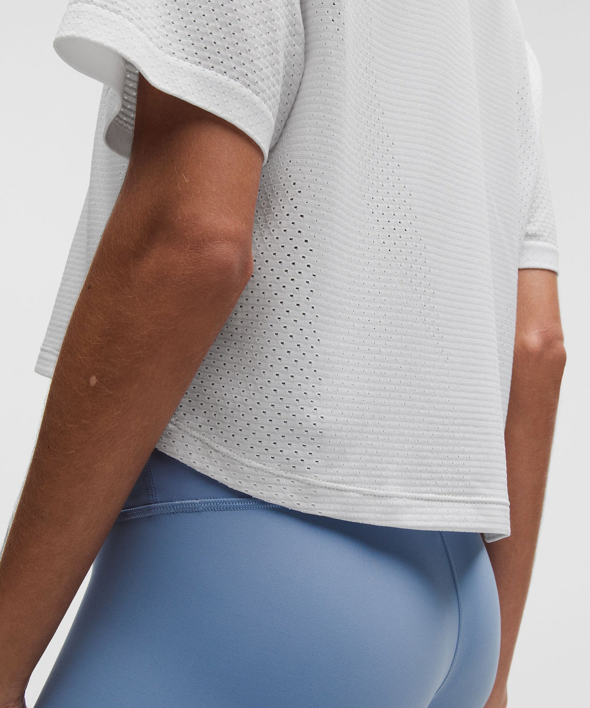Lululemon Women's Swiftly High-Low Cropped Short-Sleeve Shirt