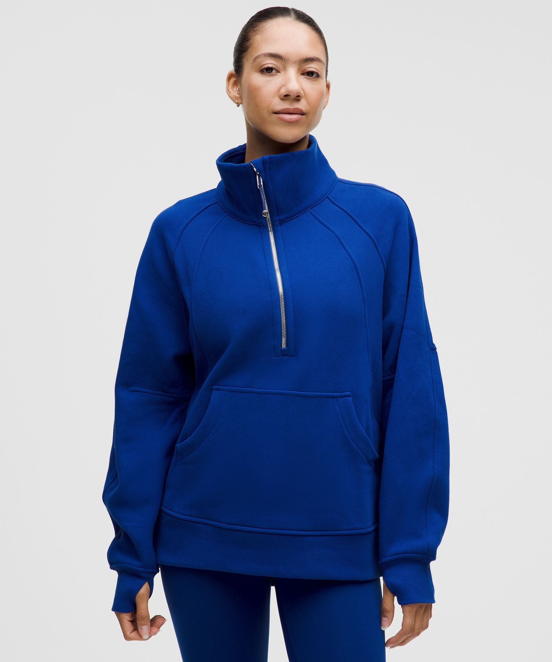 Lululemon Women's Scuba Oversized Funnel-Neck Half Zip *Long