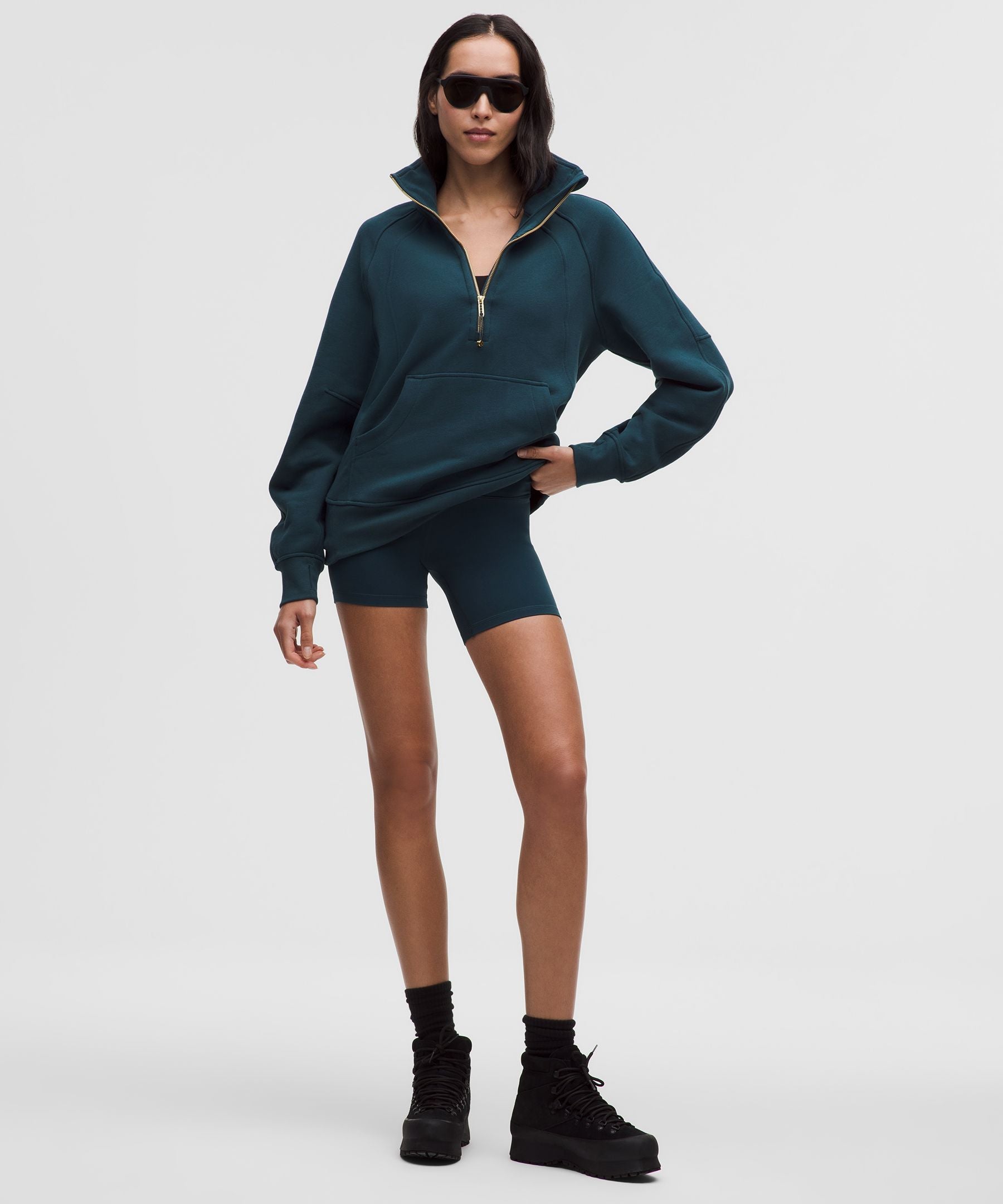 Lululemon Women's Scuba Oversized Funnel-Neck Half Zip *Long