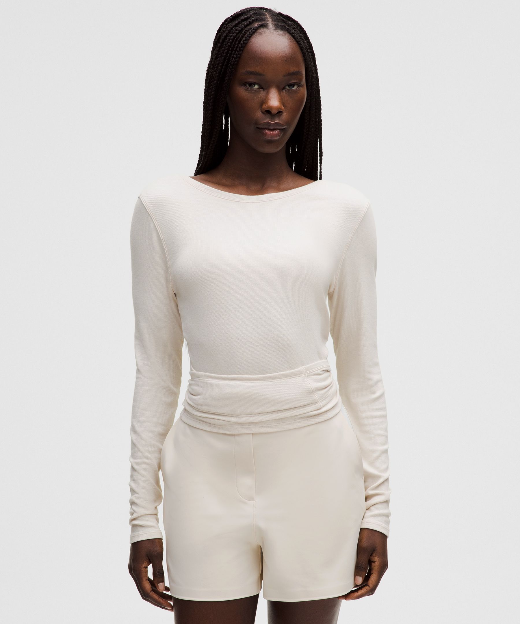 Lululemon Women's Front-to-Back Wrap-Waist Long-Sleeve Shirt