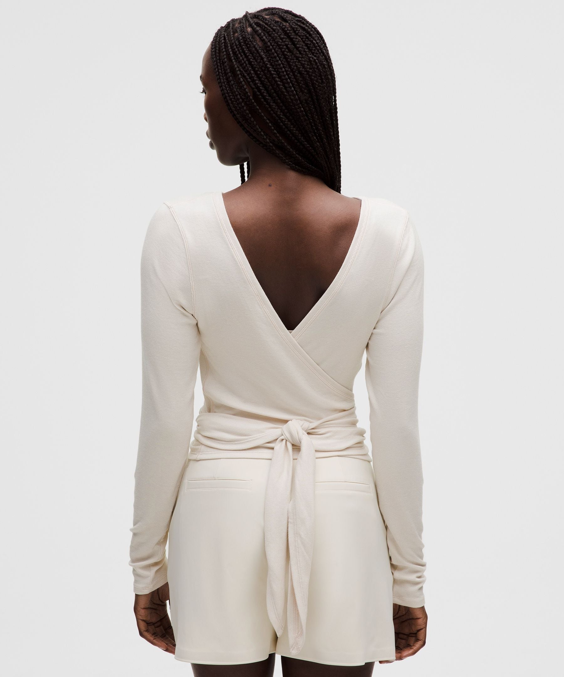 Lululemon Women's Front-to-Back Wrap-Waist Long-Sleeve Shirt