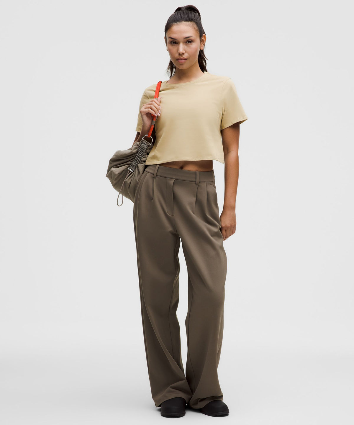 Lululemon Women's Tie-Hem Heavyweight Cotton T-Shirt