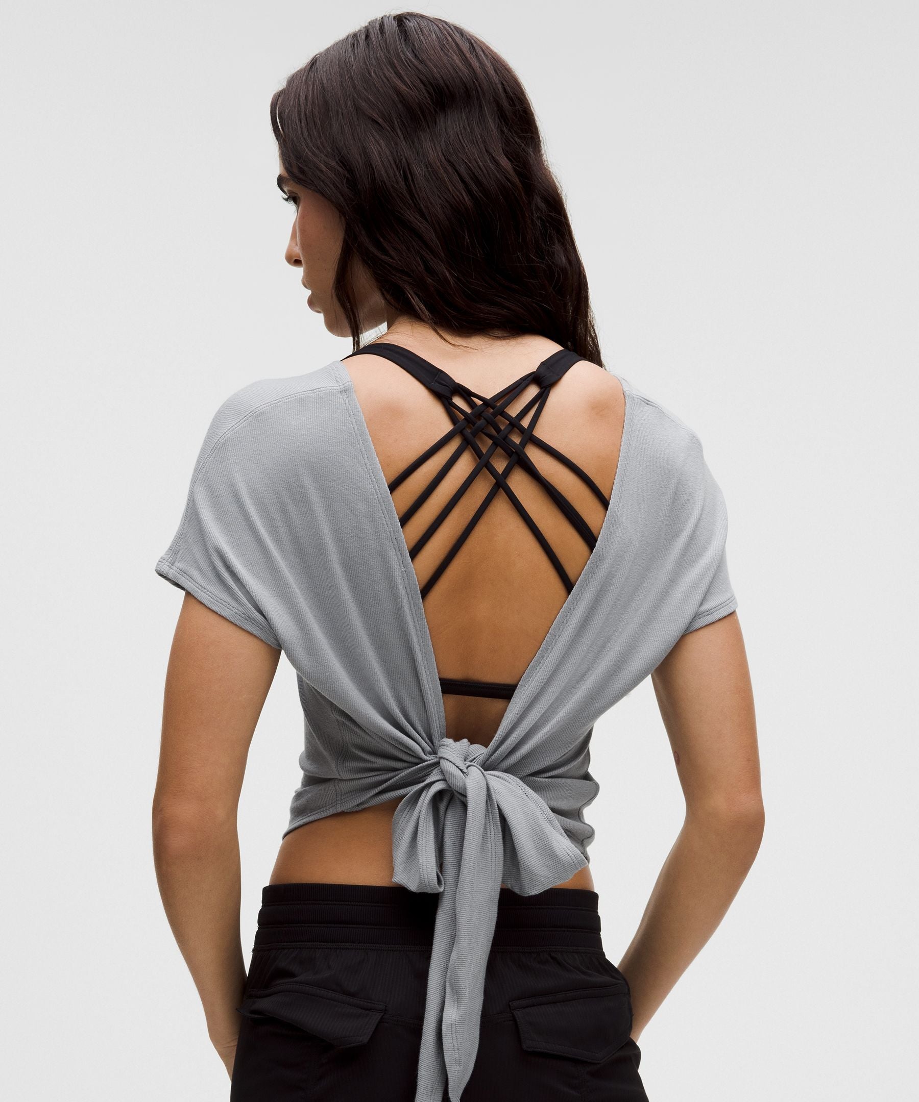 Lululemon Women's Adjustable Ties Short-Sleeve Shirt