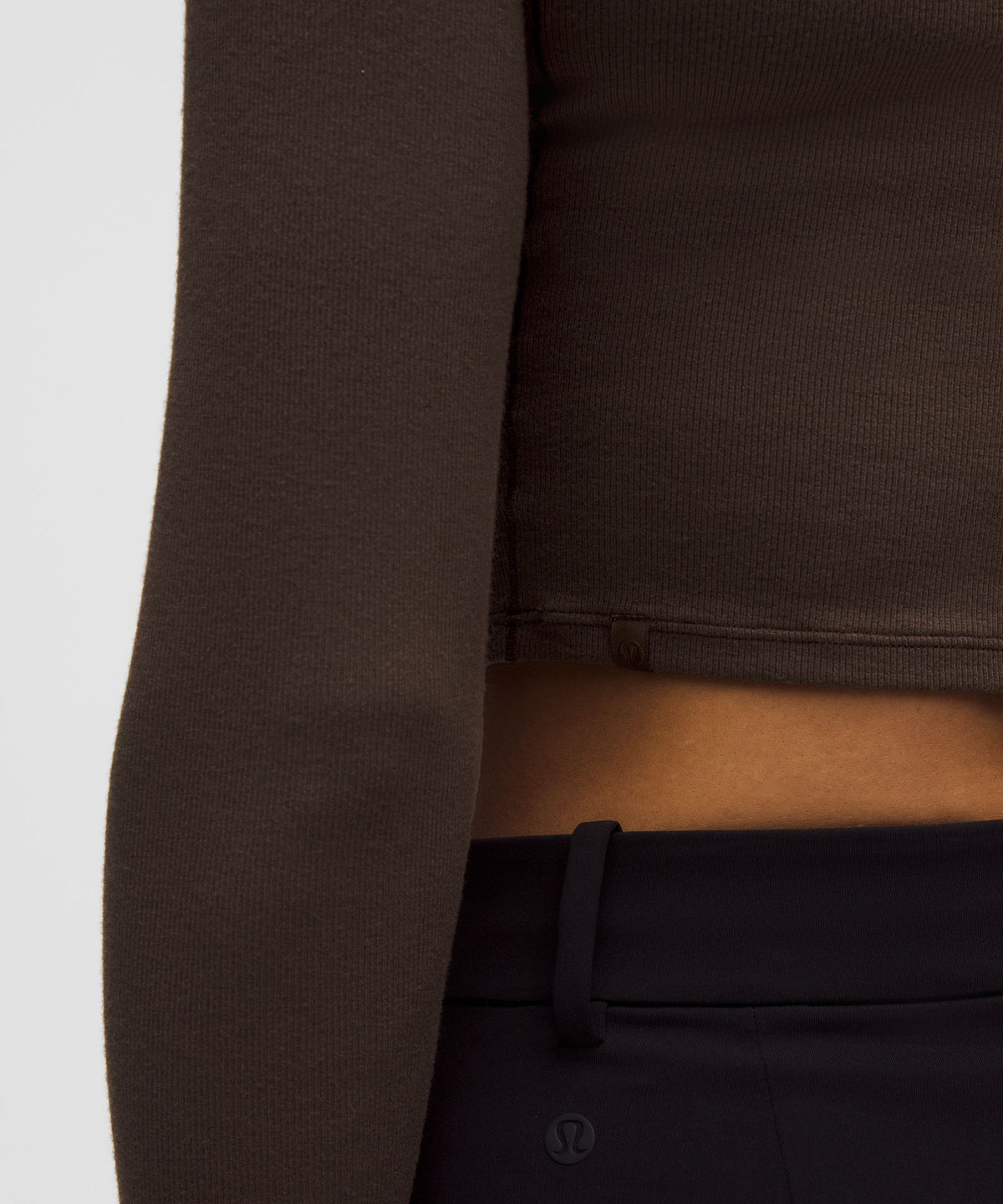 Lululemon Women's Hold Tight Straight-Hem Cropped Long-Sleeve Shirt