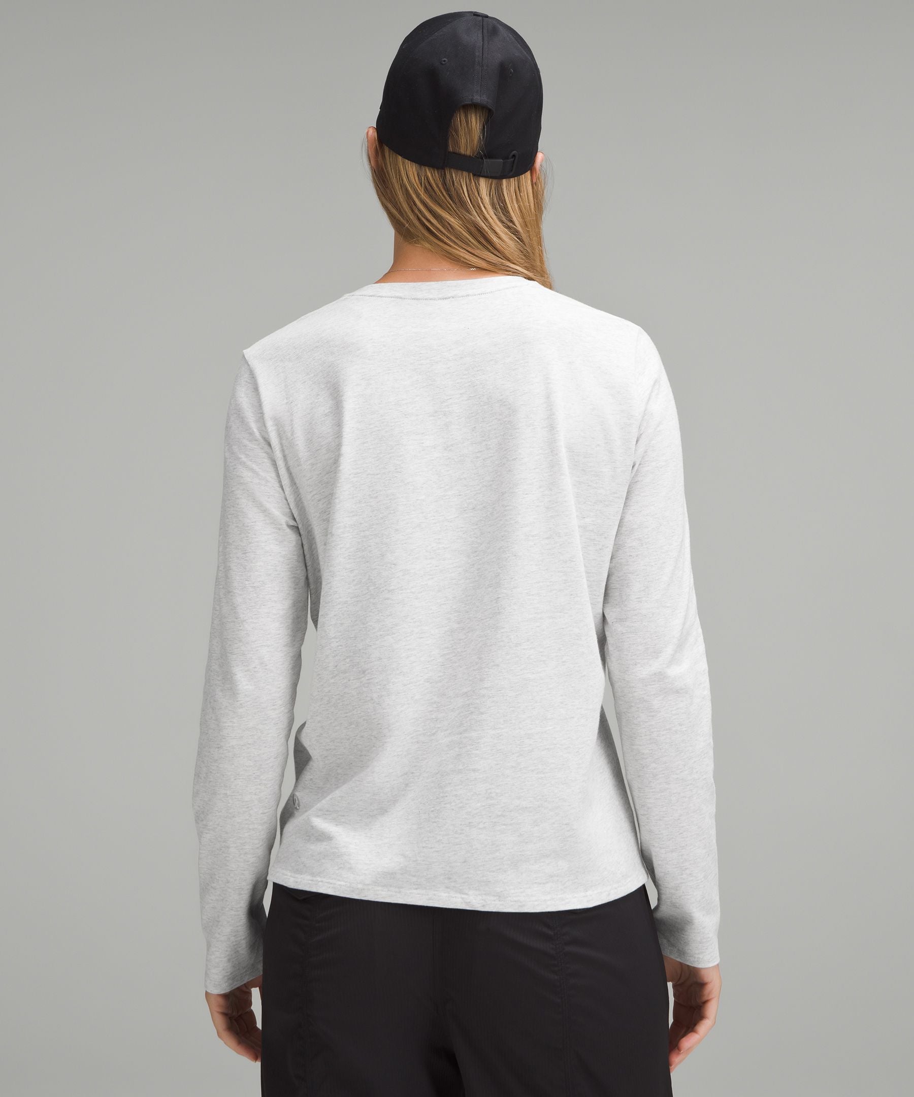 Lululemon Women's Organic Cotton Crewneck Long-Sleeve Shirt