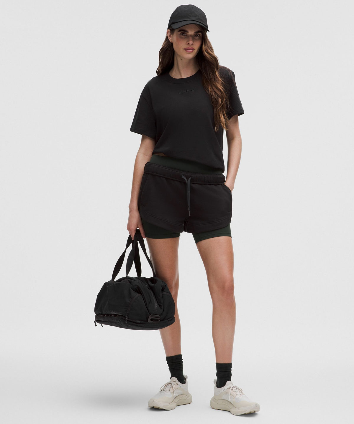 Lululemon Women's Relaxed-Fit Cotton Jersey T-Shirt *Wordmark