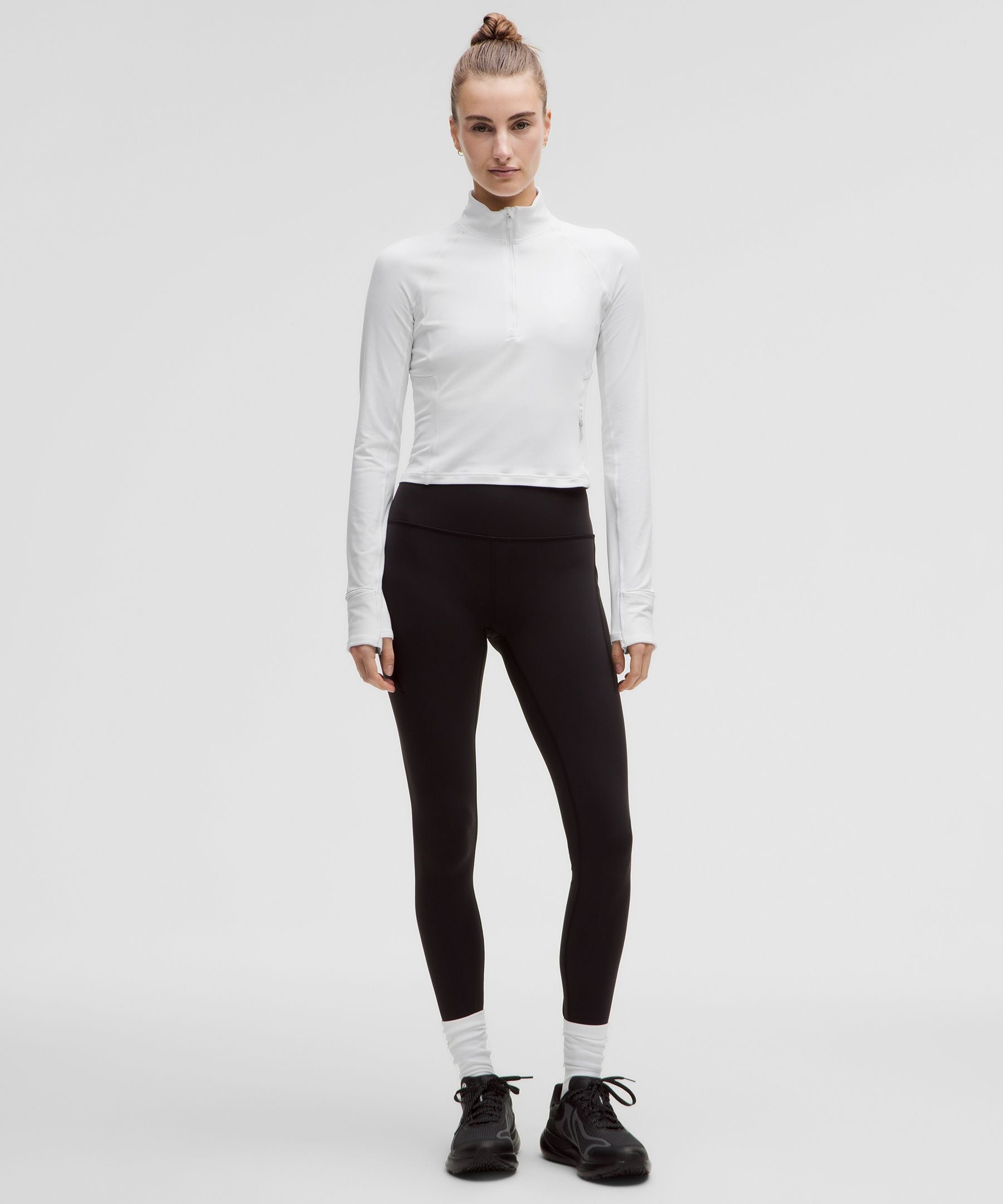 Lululemon Women's It's Rulu Cropped Half Zip *Updated