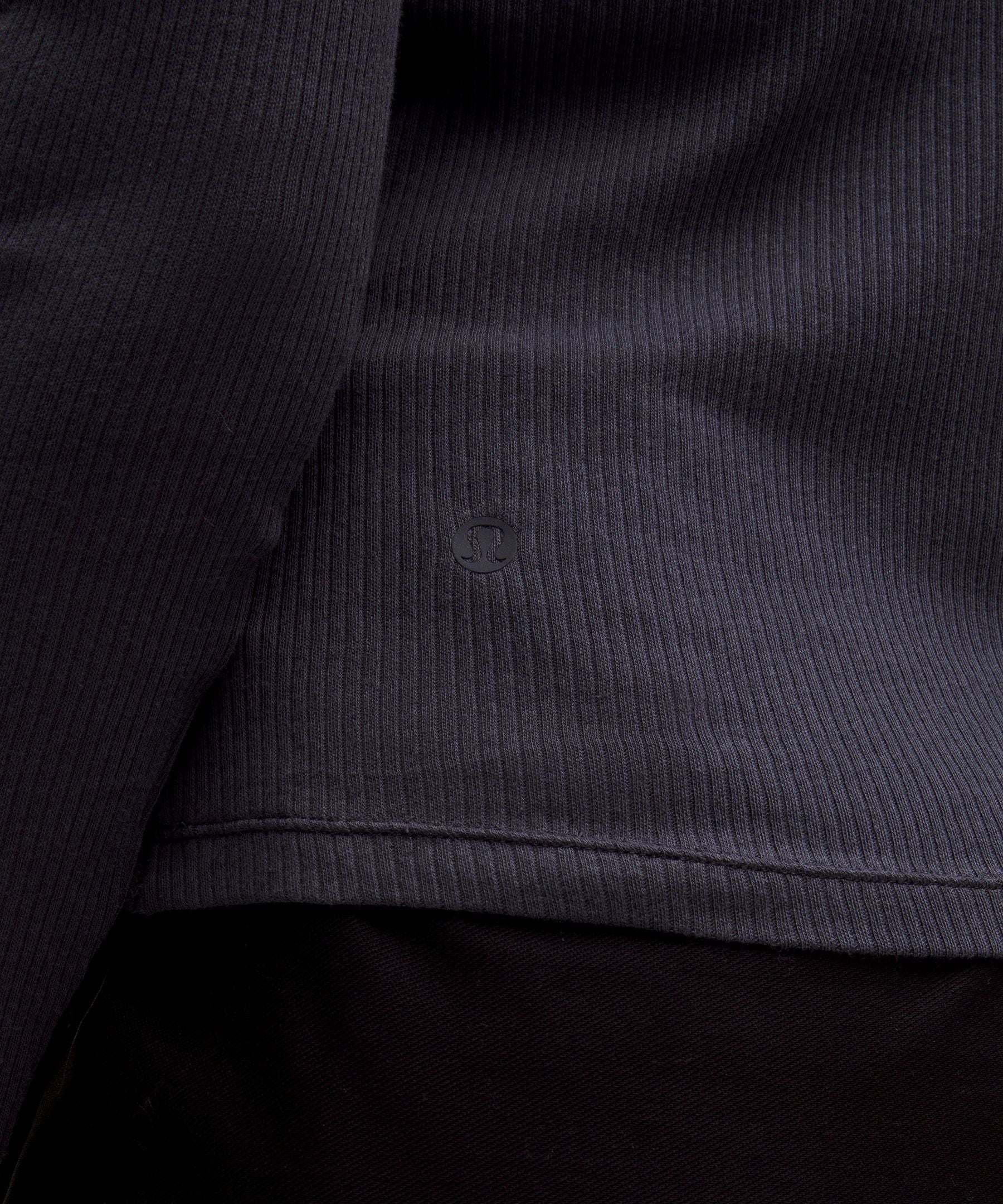 Lululemon Women's Sheer Cotton Ribbed Crewneck Long-Sleeve Shirt