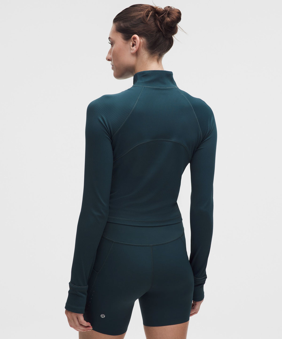 Lululemon Women's It's Rulu Ribbed Cropped Half Zip *Updated