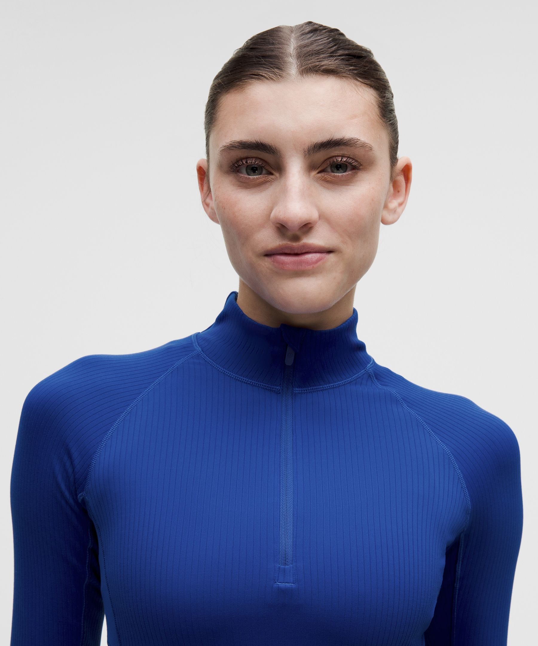 Lululemon Women's It's Rulu Ribbed Cropped Half Zip *Updated