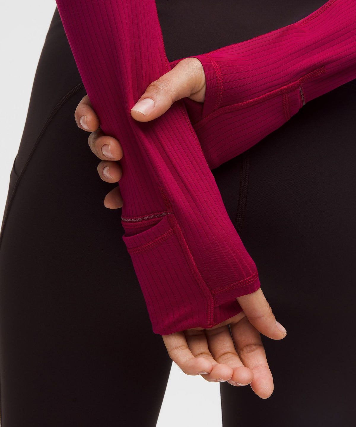 Lululemon Women's It's Rulu Ribbed Cropped Half Zip *Updated