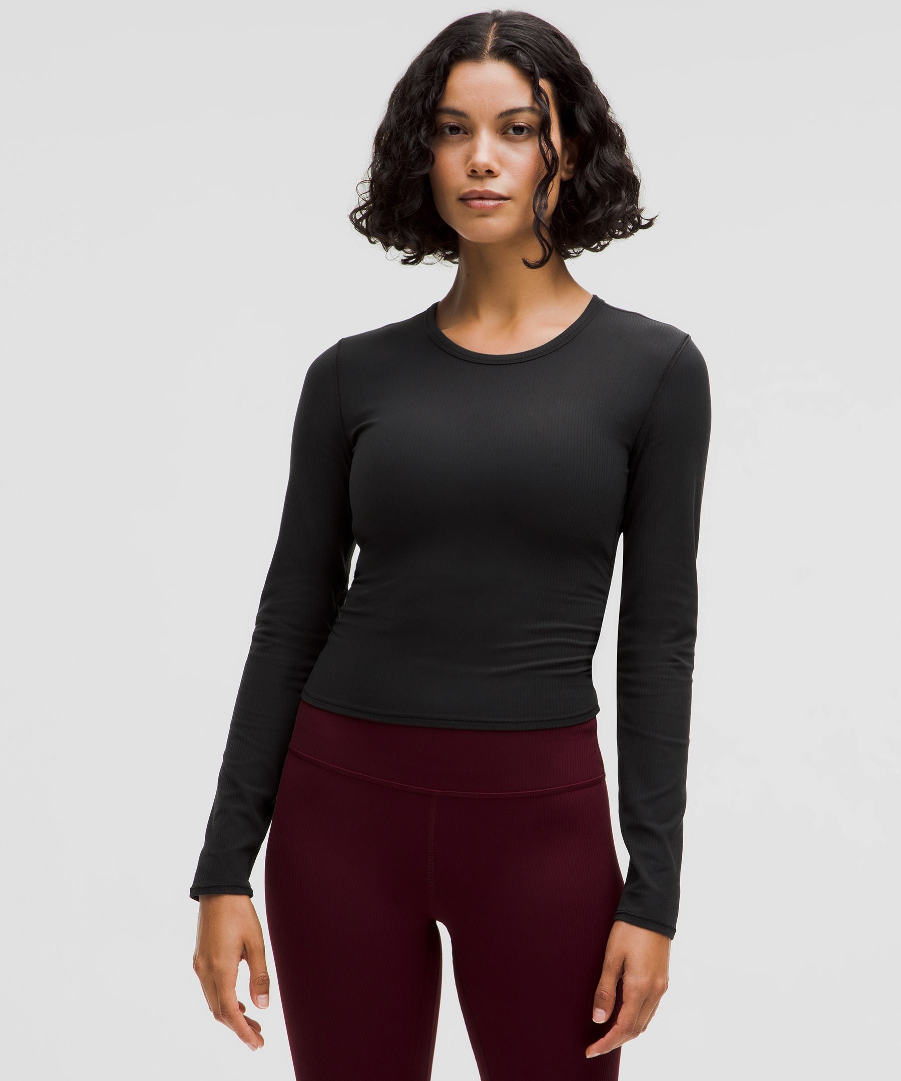 Lululemon Women's All It Takes Back-Twist Ribbed Long-Sleeve Shirt