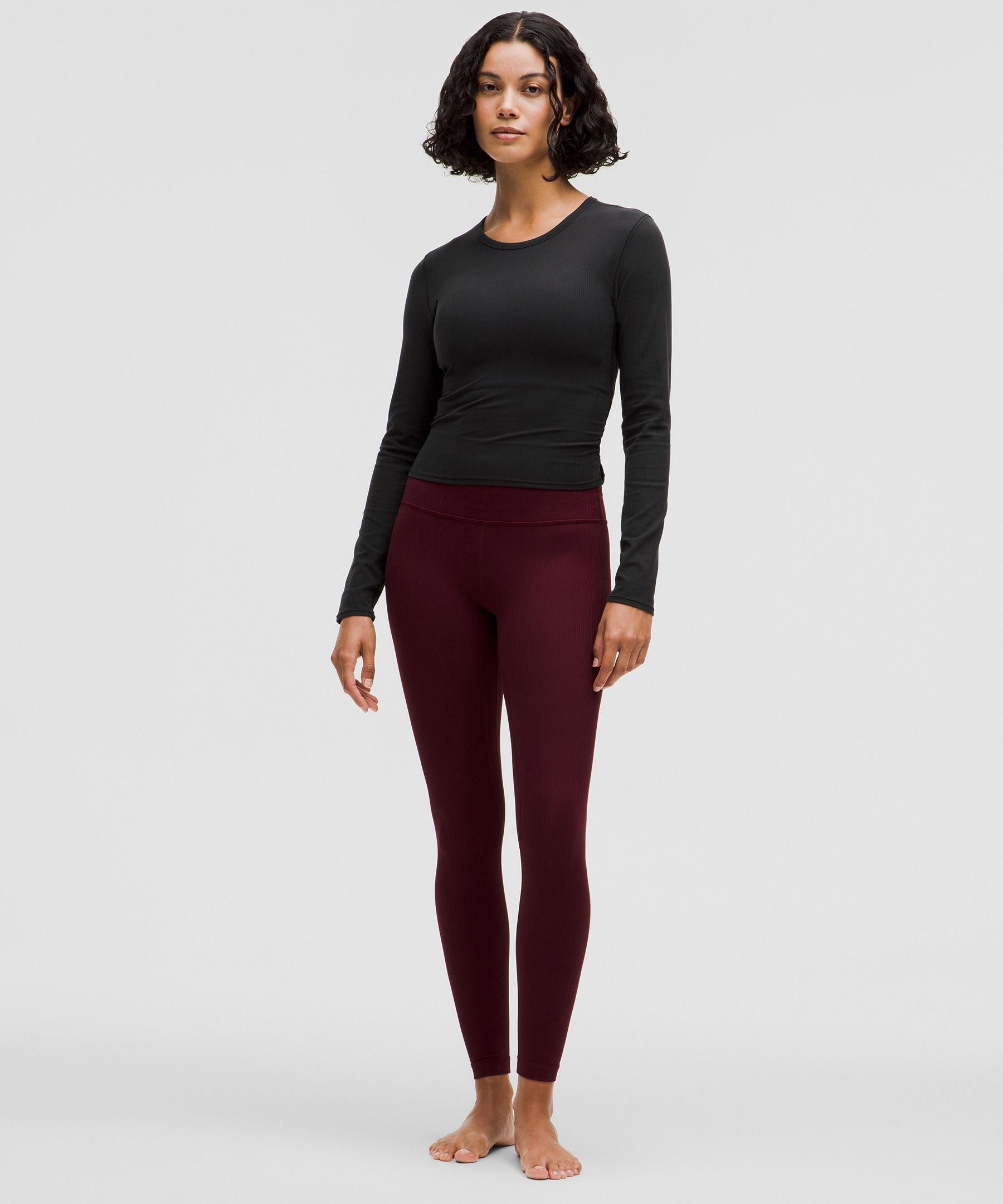 Lululemon Women's All It Takes Back-Twist Ribbed Long-Sleeve Shirt