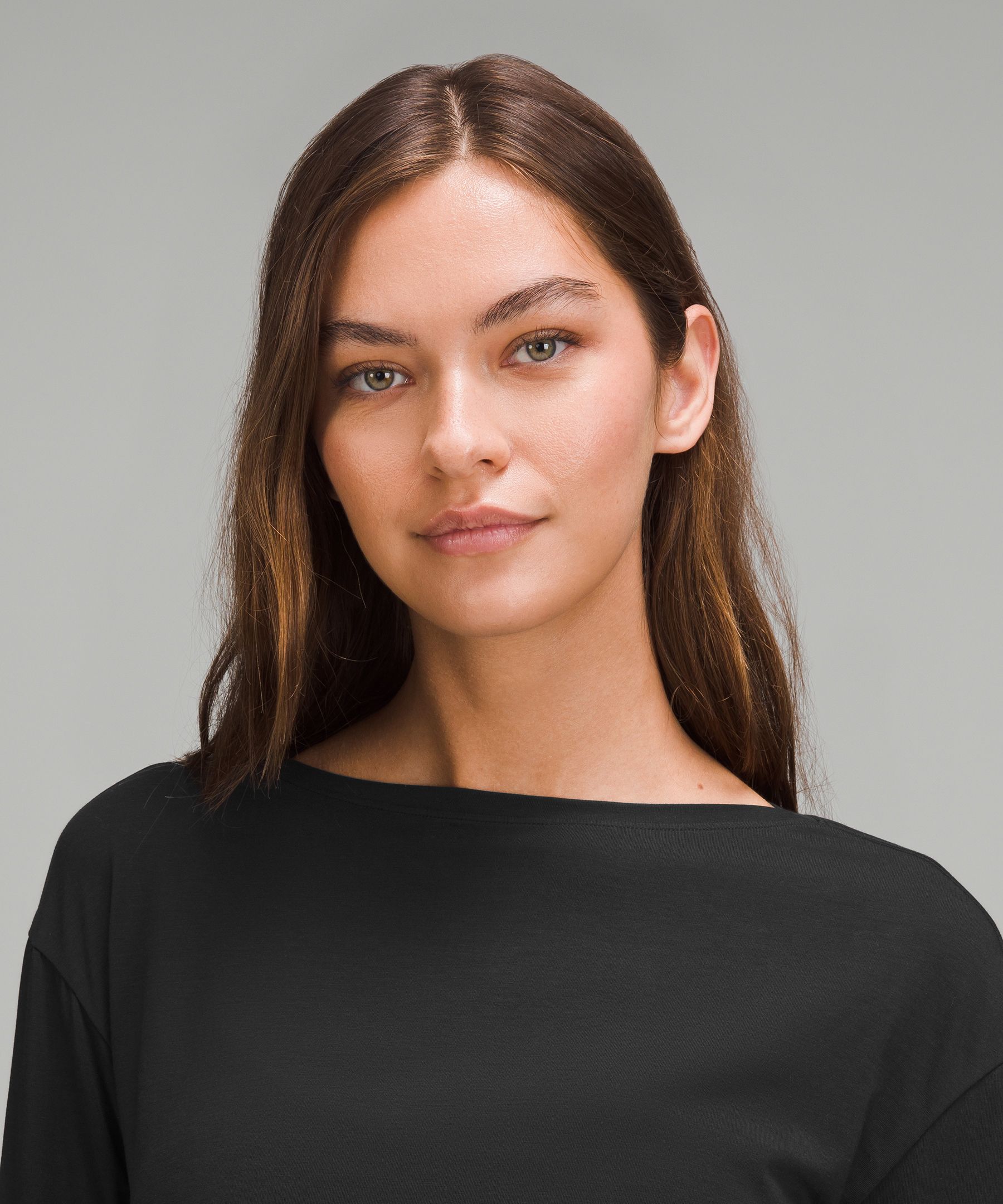Lululemon Women's Relaxed-Fit Boatneck Long-Sleeve Shirt