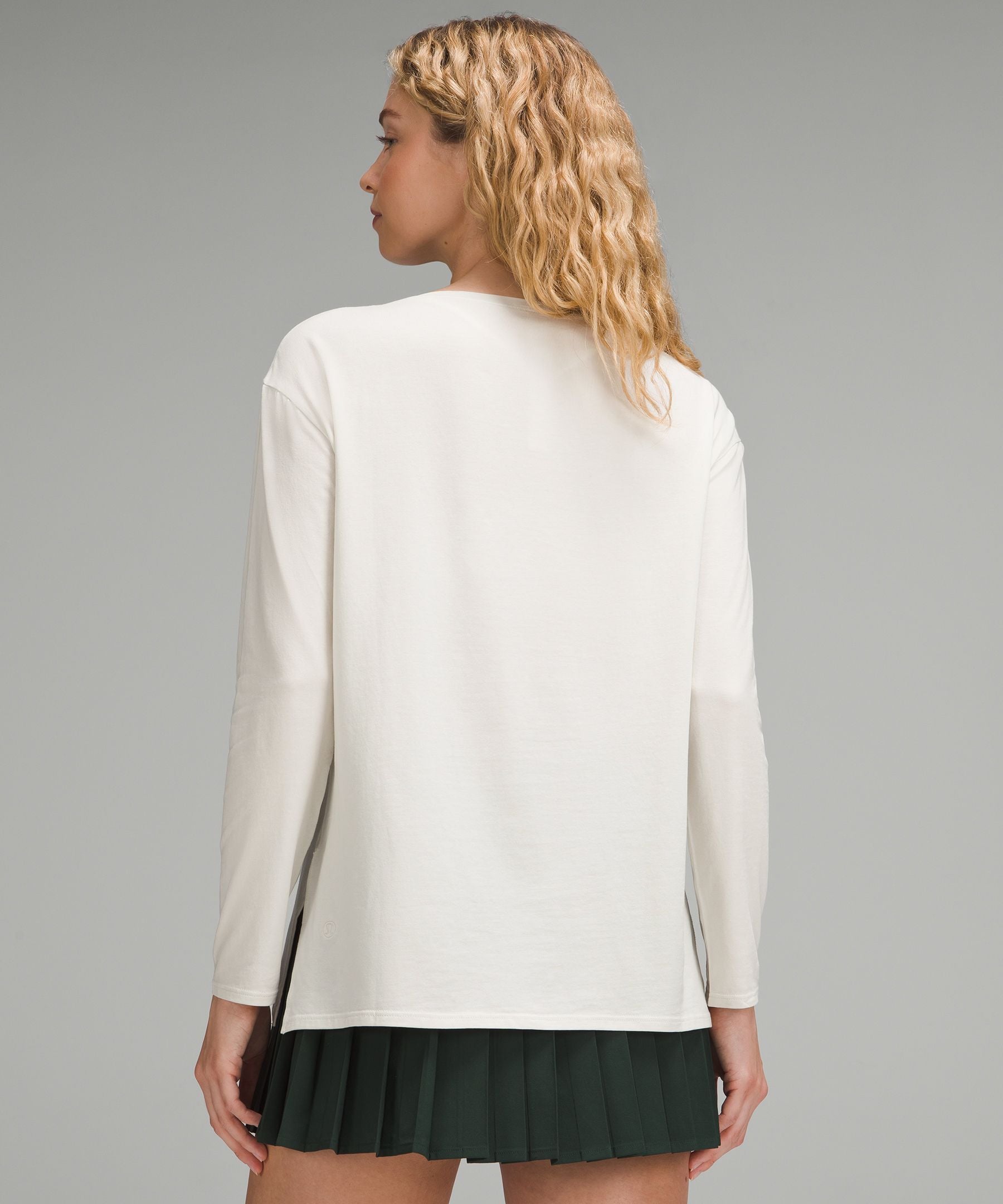 Lululemon Women's Relaxed-Fit Boatneck Long-Sleeve Shirt