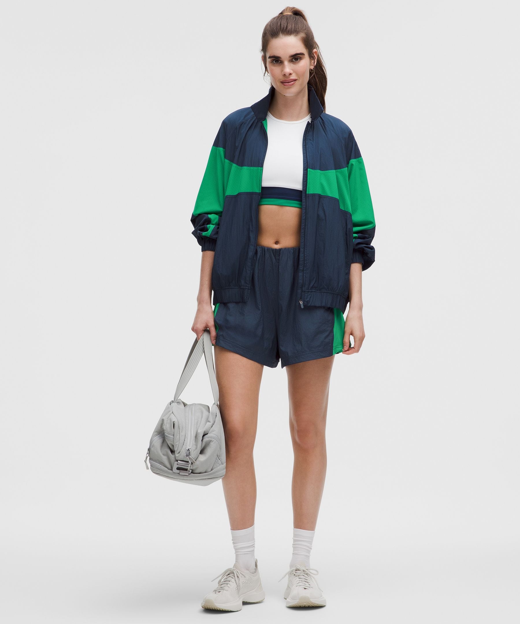 Lululemon Women's Nylon Collared Jacket *Retro Remix Set