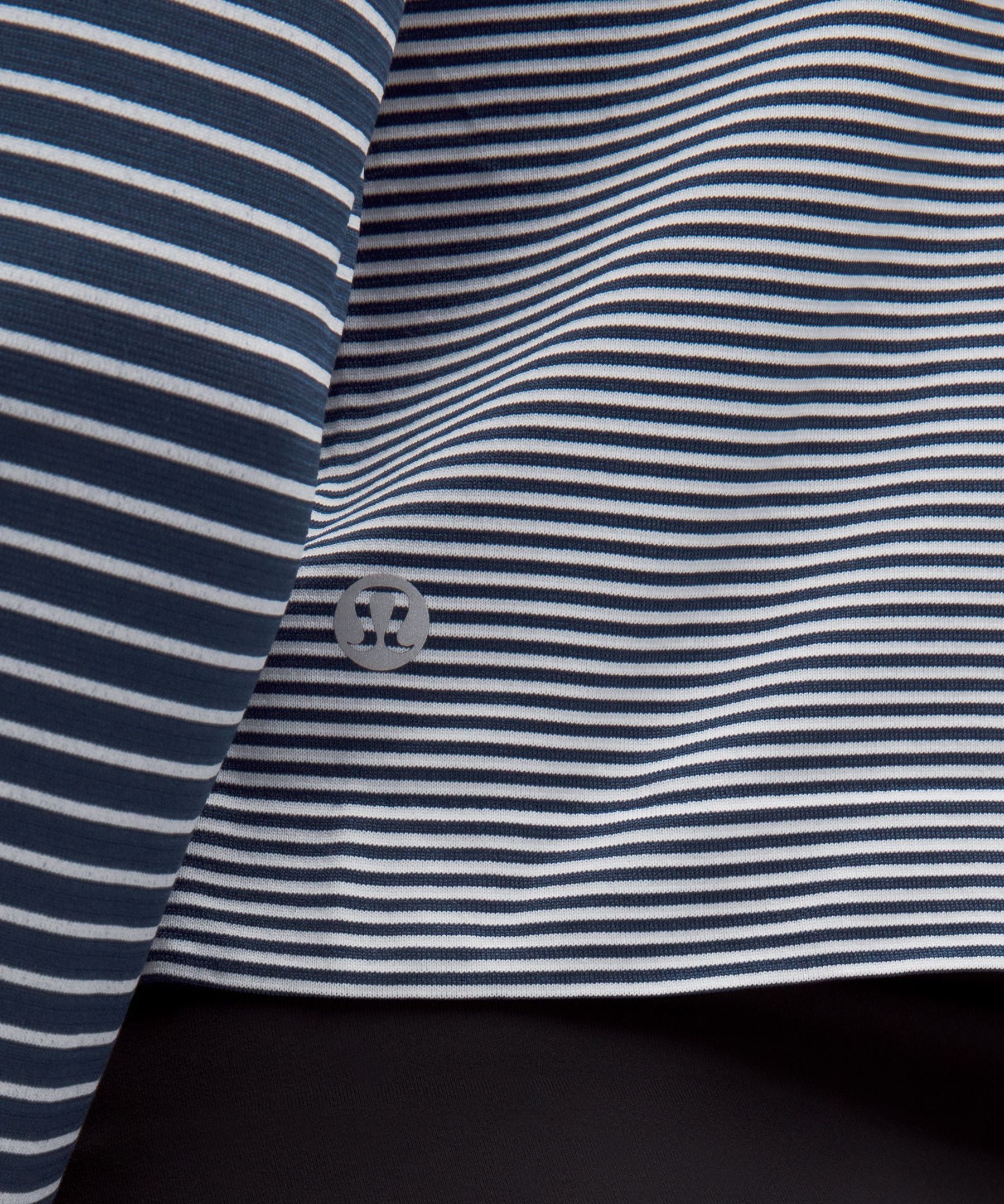 Lululemon Women's Seamless Classic-Fit Mariner Stripe Long-Sleeve Shirt